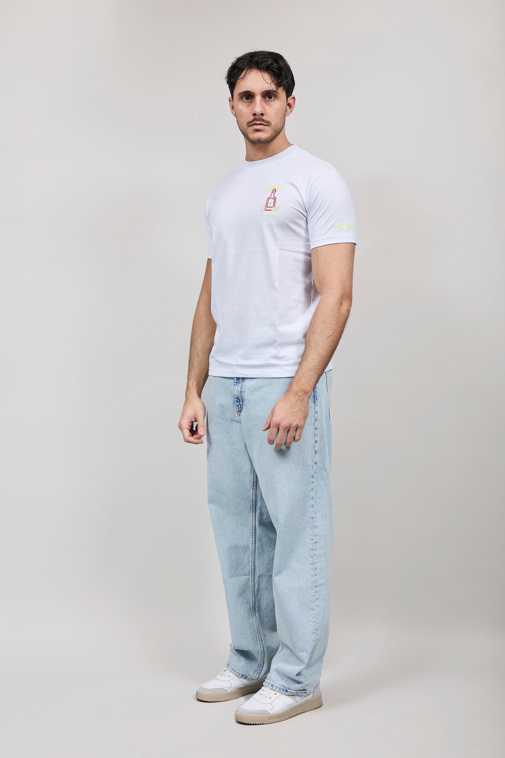 T-shirt Superculture Bianca A1841