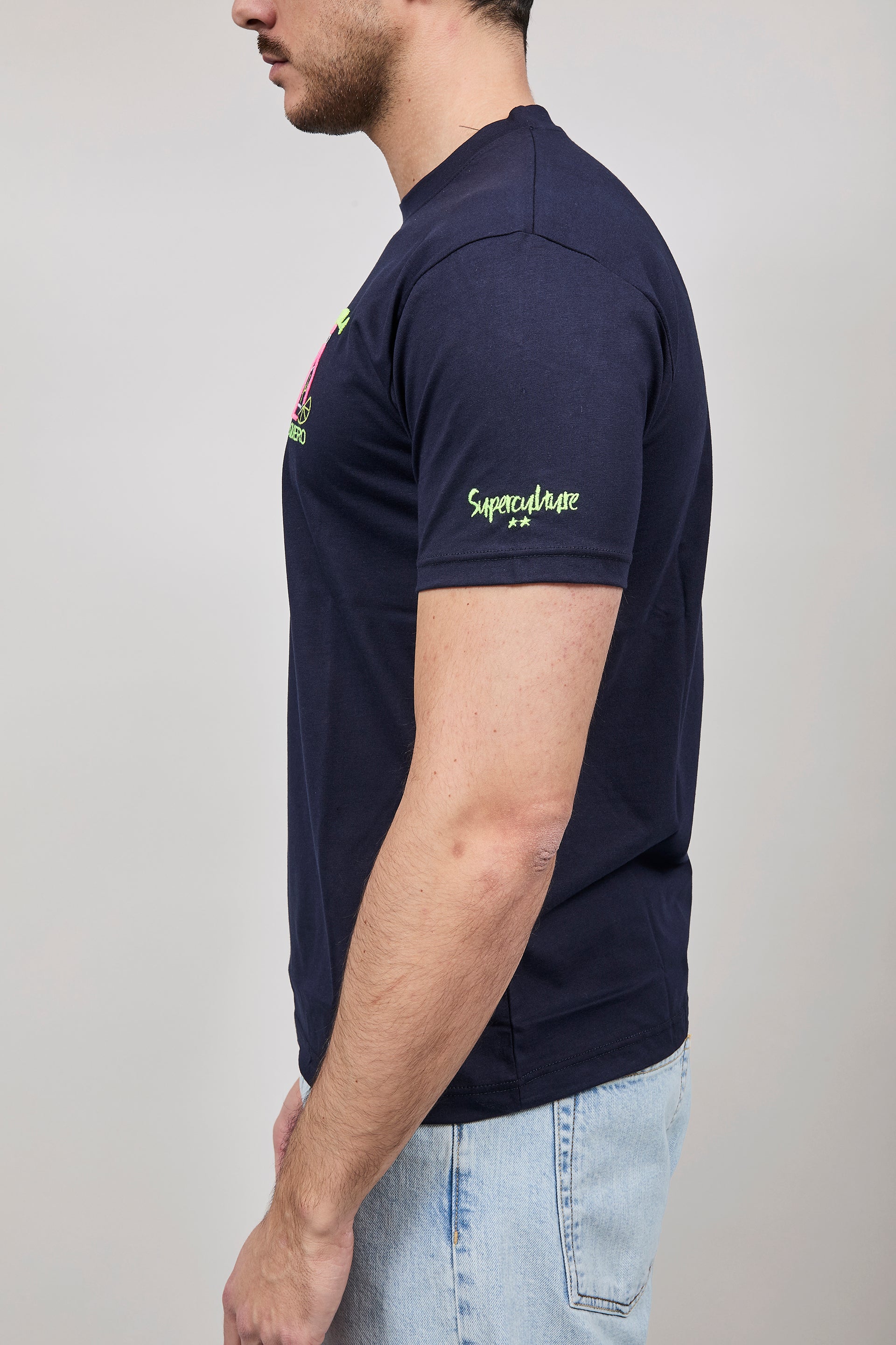 T-shirt Superculture Blu A1841