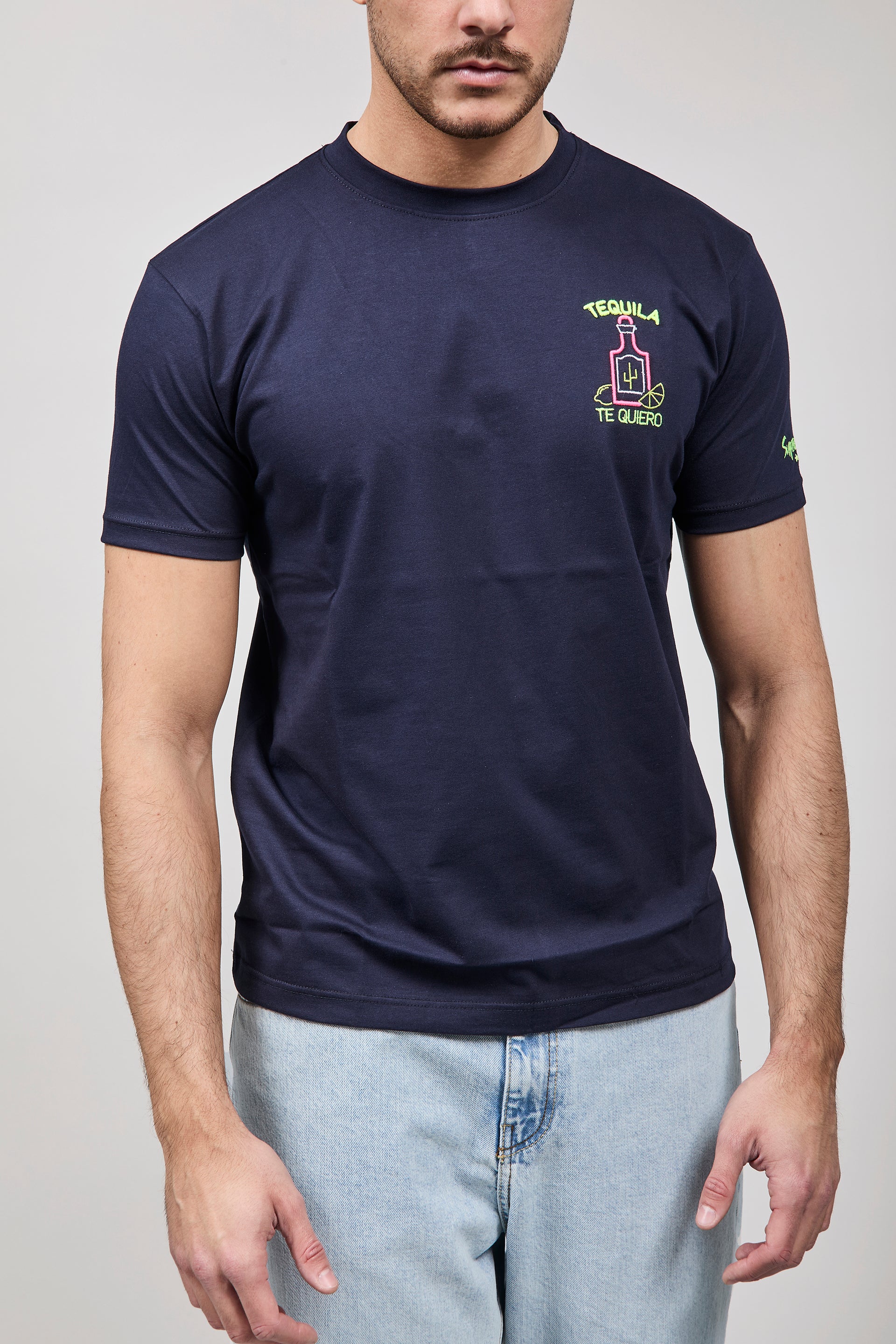 T-shirt Superculture Blu A1841