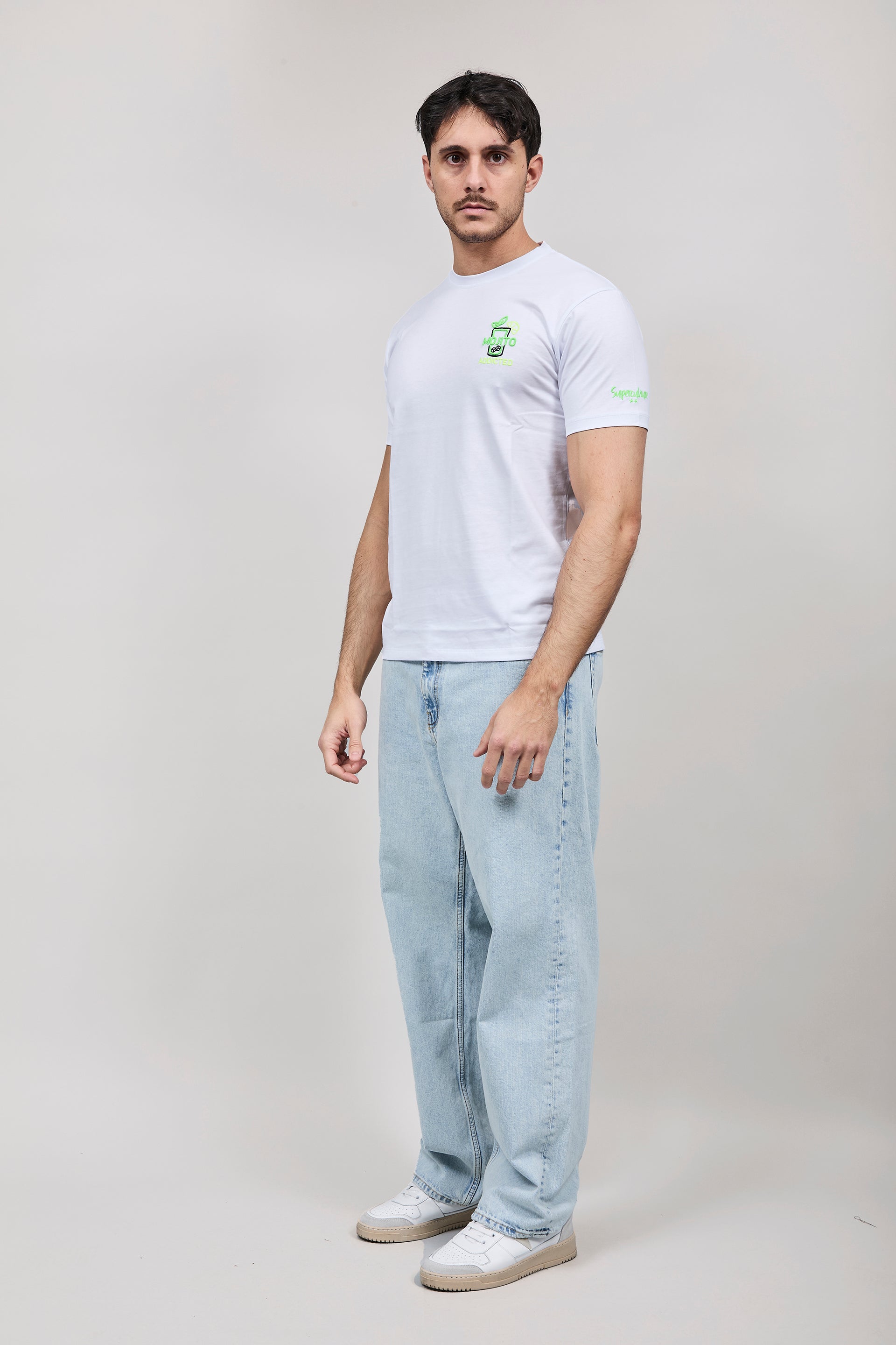 T-shirt Superculture Bianca A1843