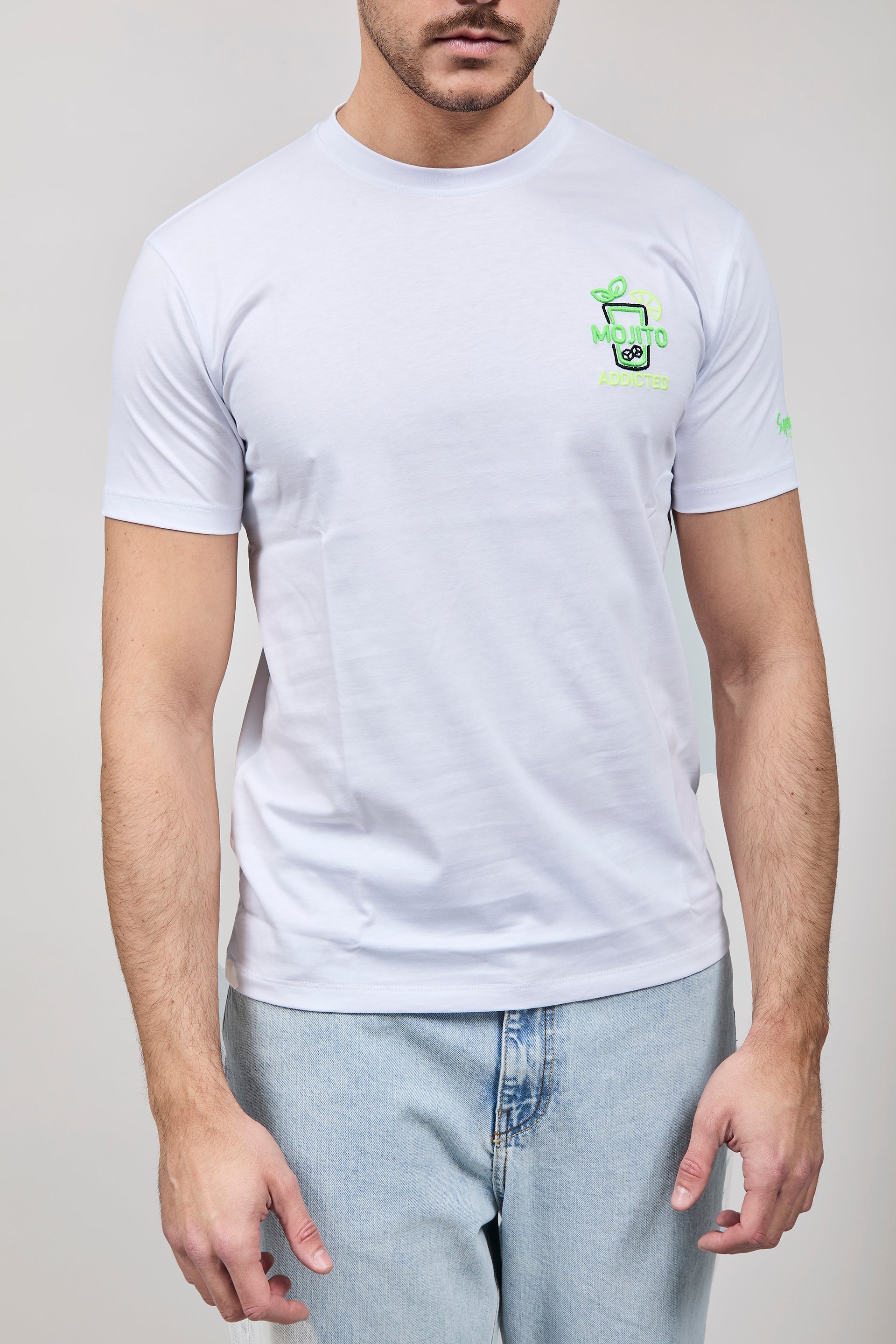 T-shirt Superculture Bianca A1843