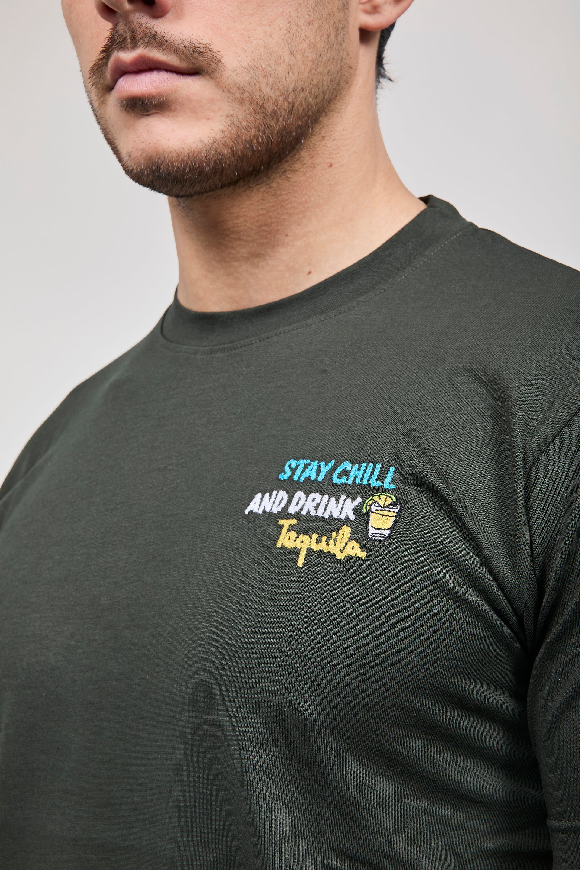 T-shirt Superculture Verde Militare A1833