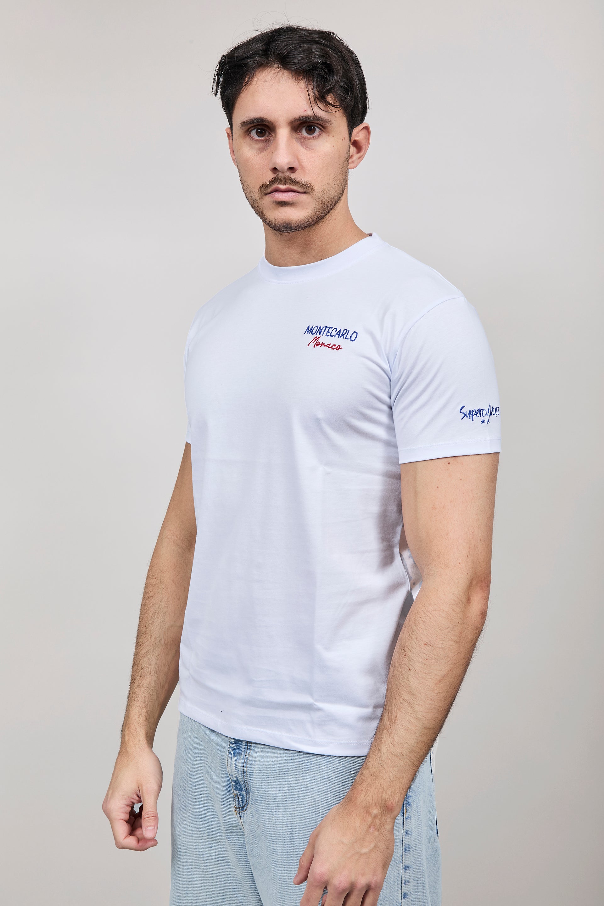 T-shirt Superculture Bianca A1815