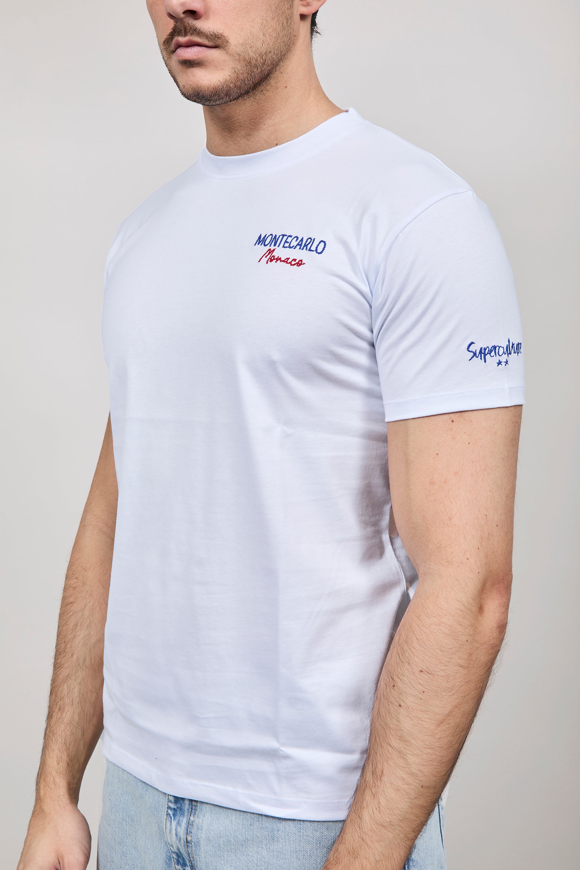 T-shirt Superculture Bianca A1815