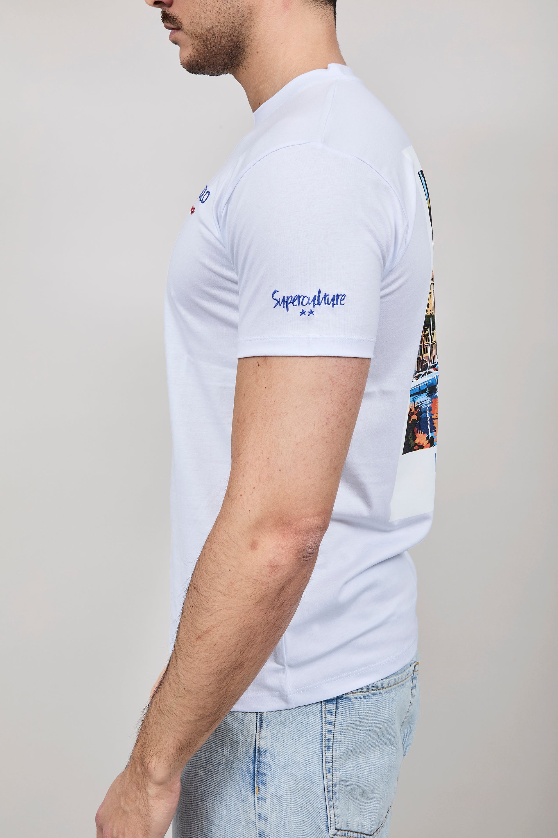 T-shirt Superculture Bianca A1815