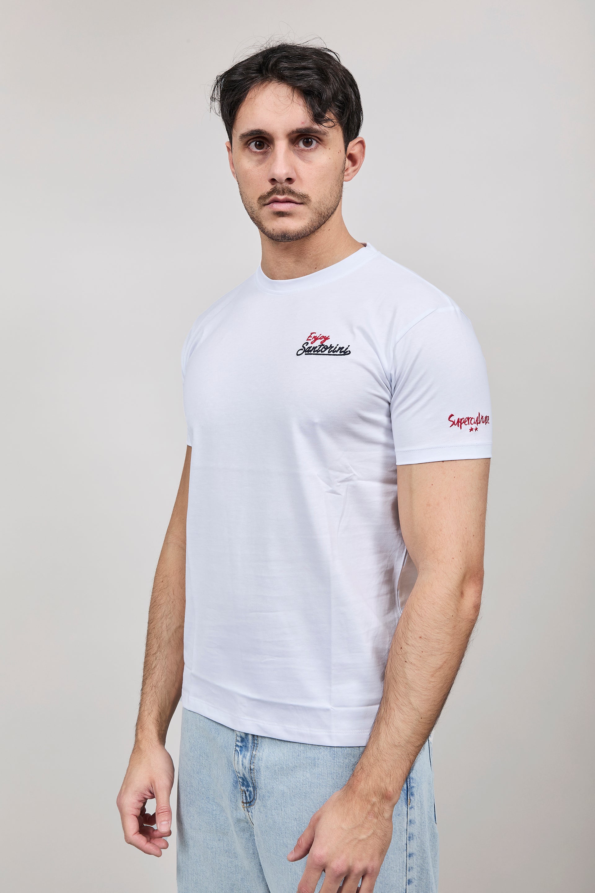 T-shirt Superculture Bianca A1831