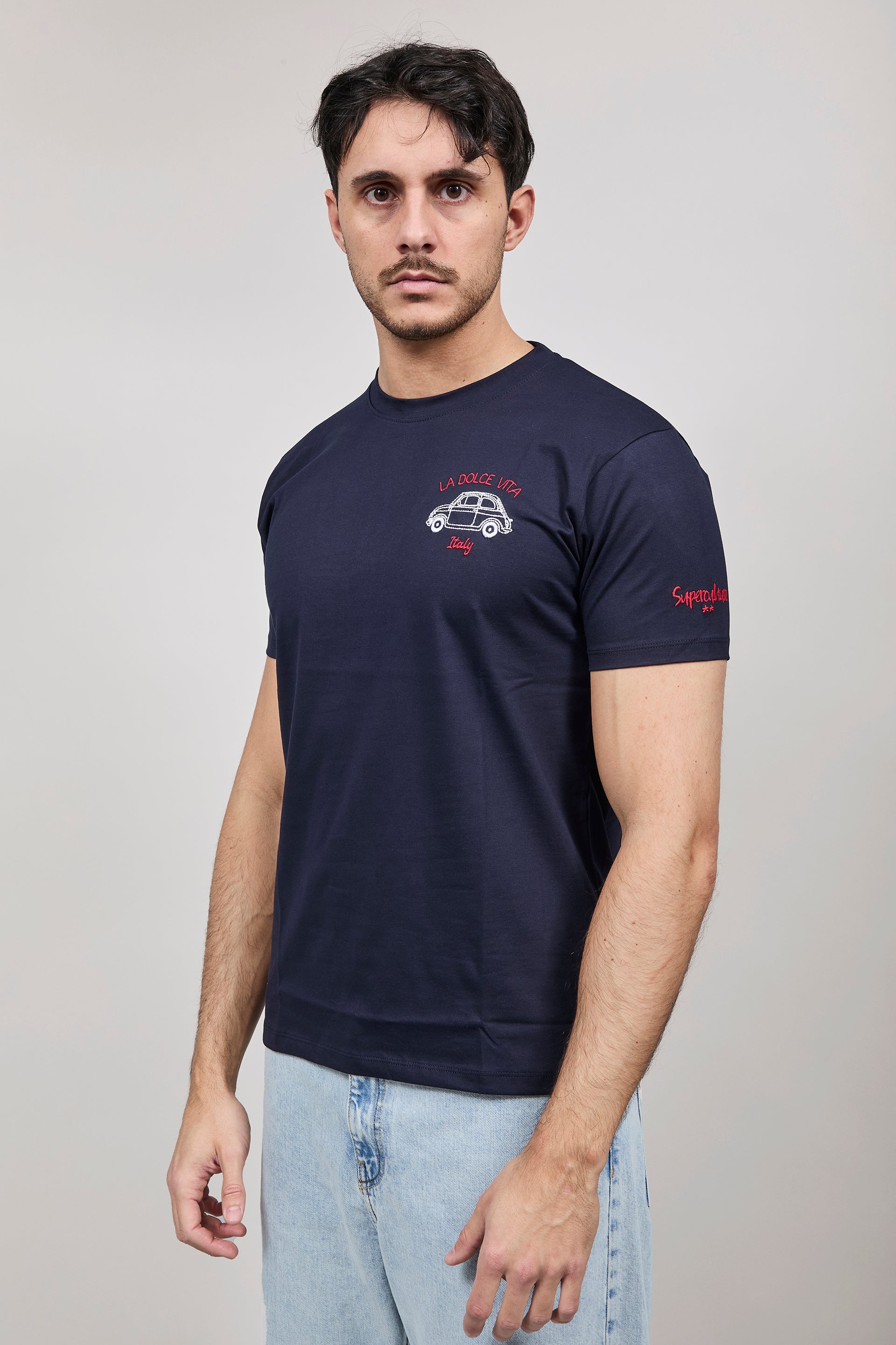 T-shirt Superculture Blu A1877