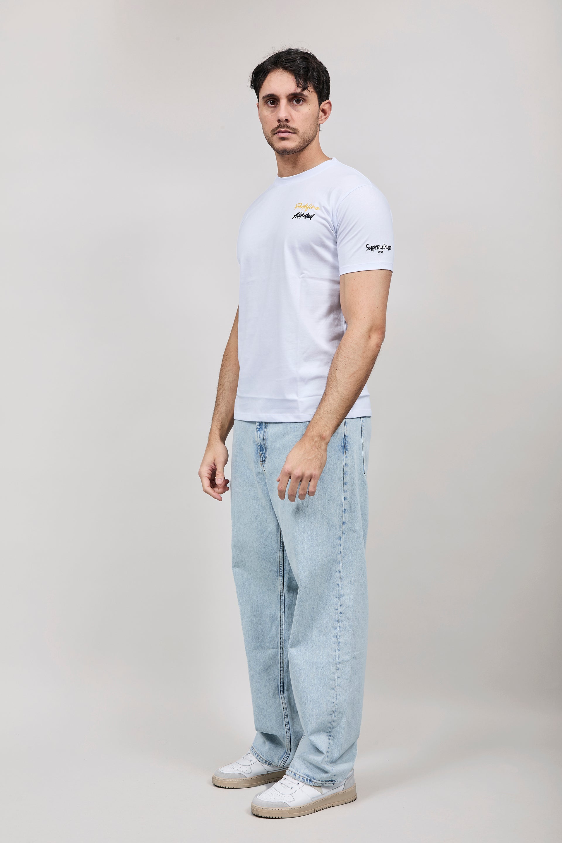 T-shirt Superculture Bianca A1819