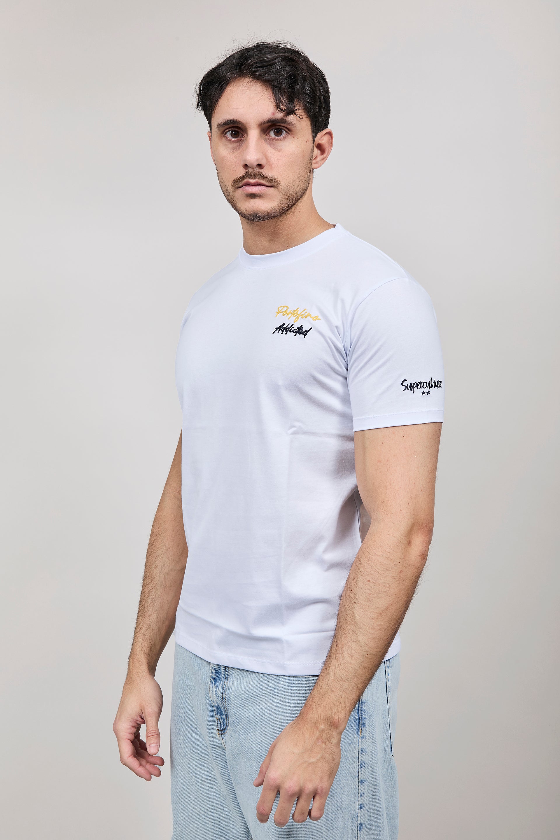 T-shirt Superculture Bianca A1819