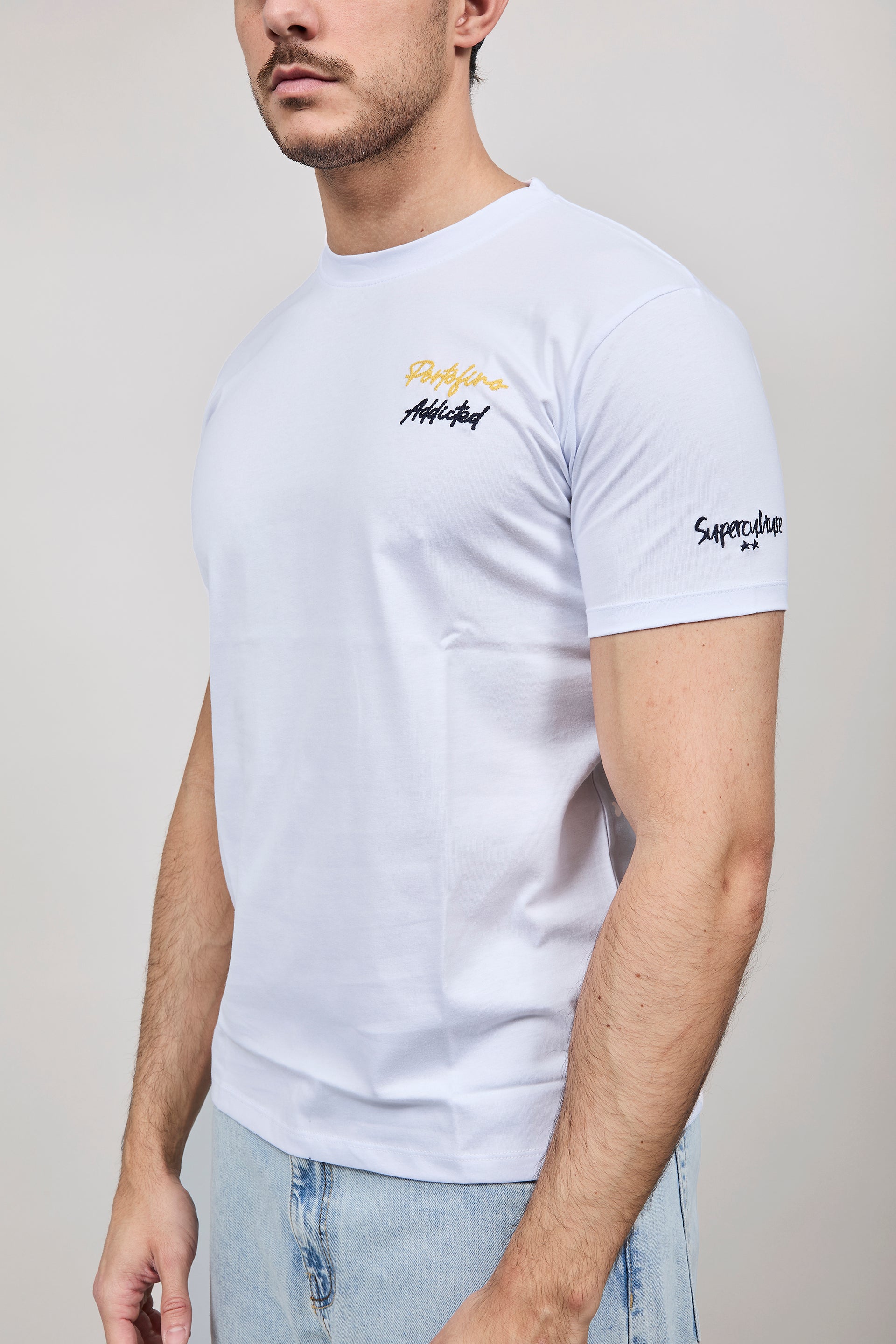 T-shirt Superculture Bianca A1819