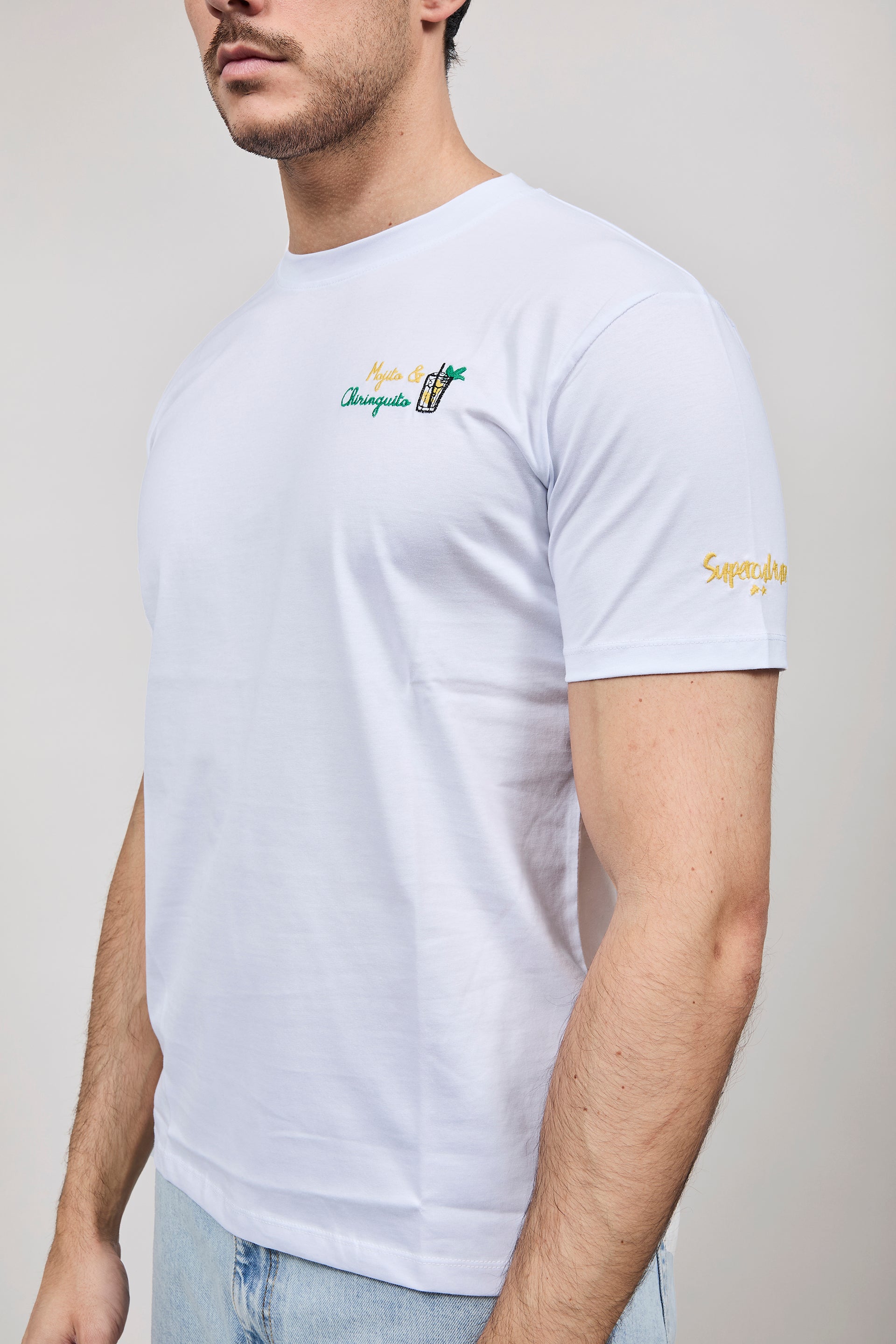 T-shirt Superculture Bianca A1873