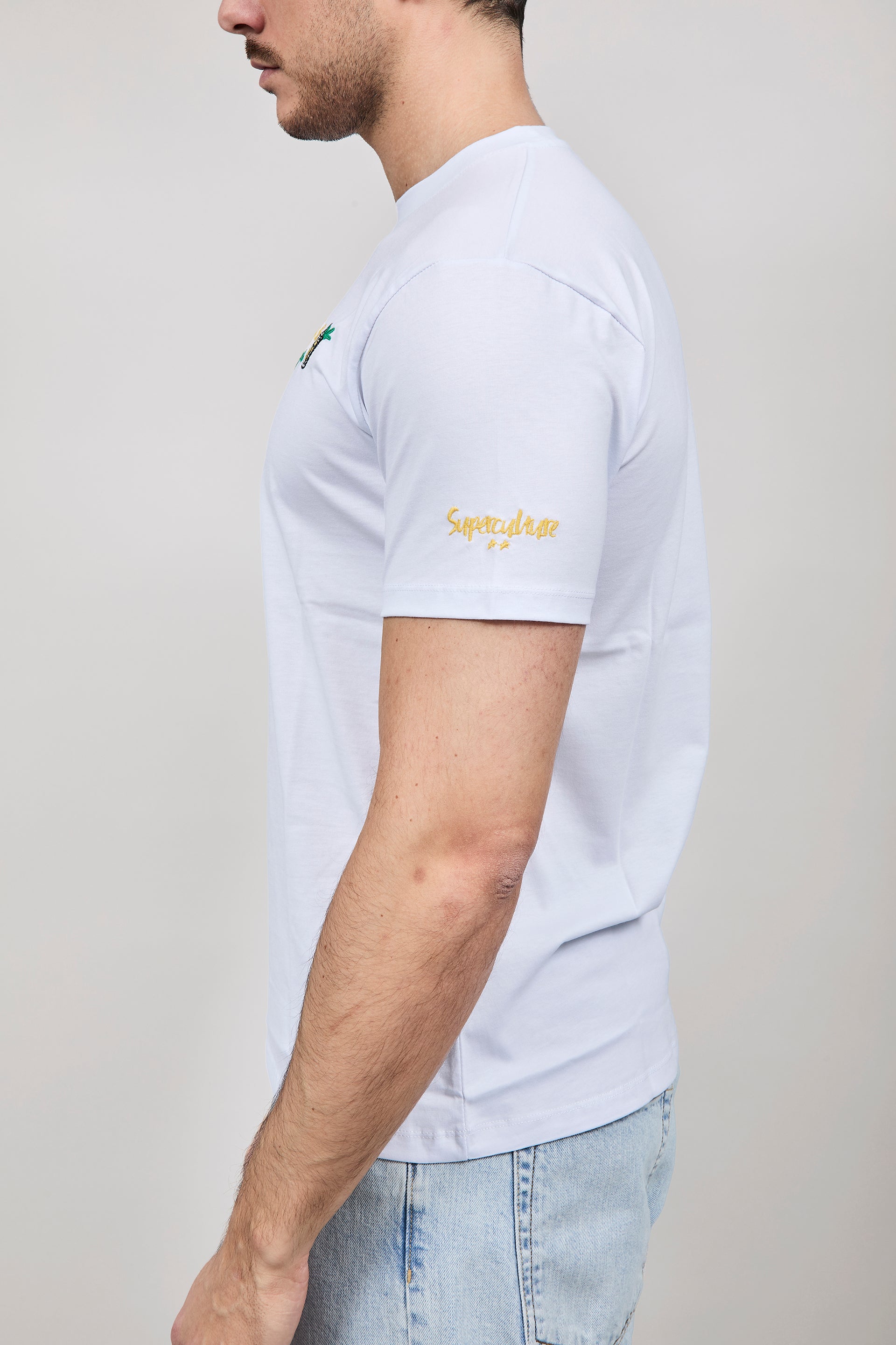 T-shirt Superculture Bianca A1873