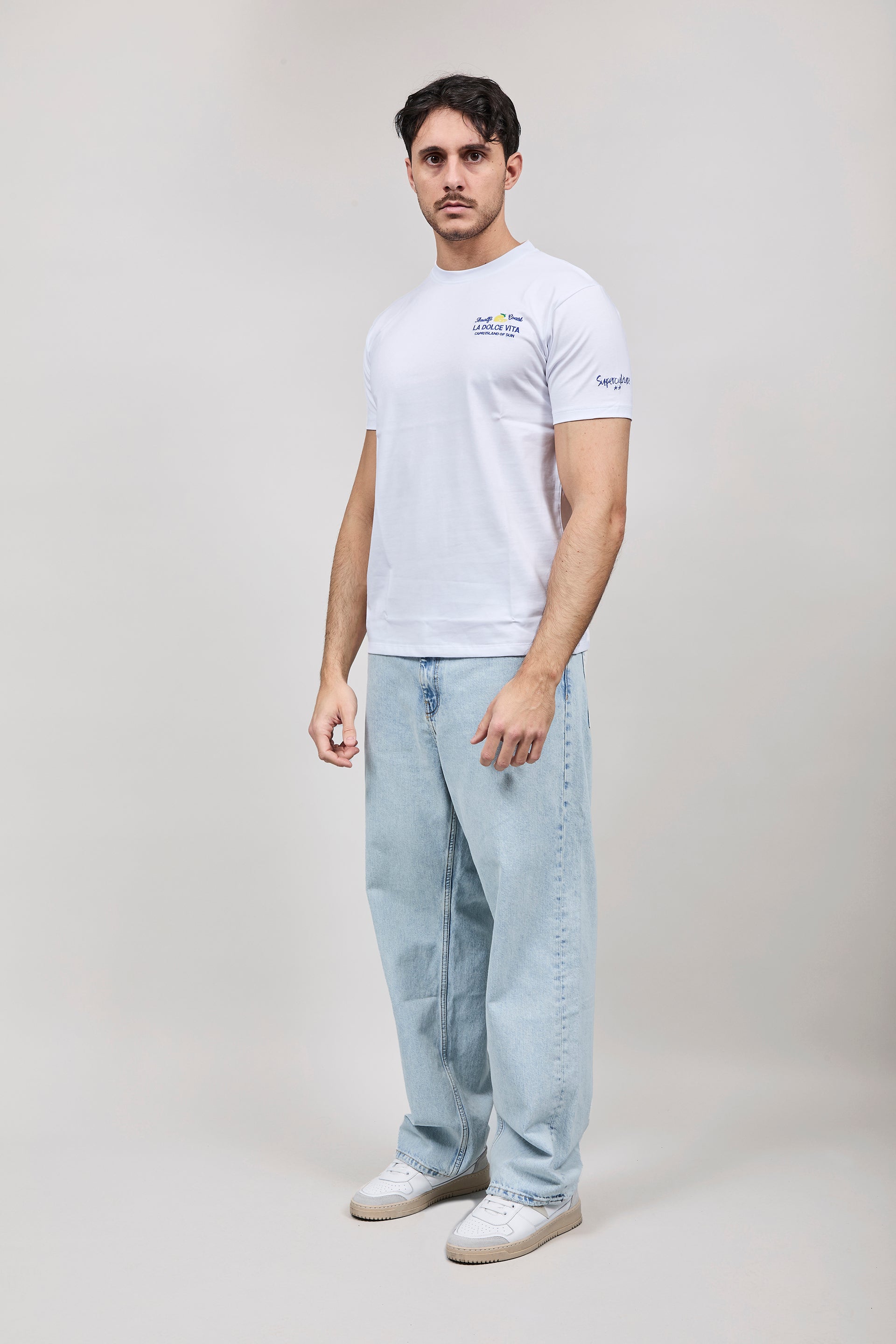 T-shirt Superculture Bianca A1849