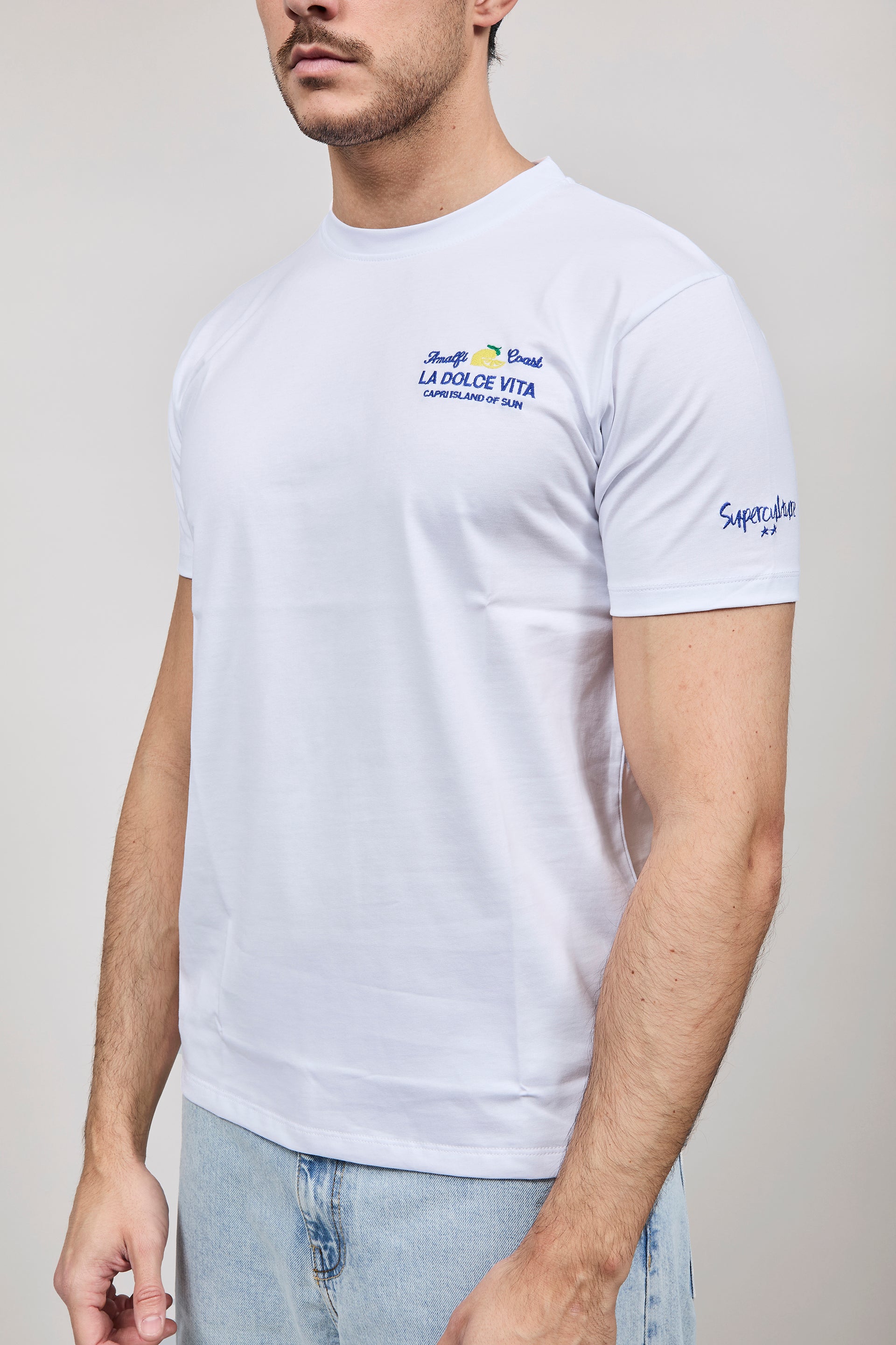 T-shirt Superculture Bianca A1849