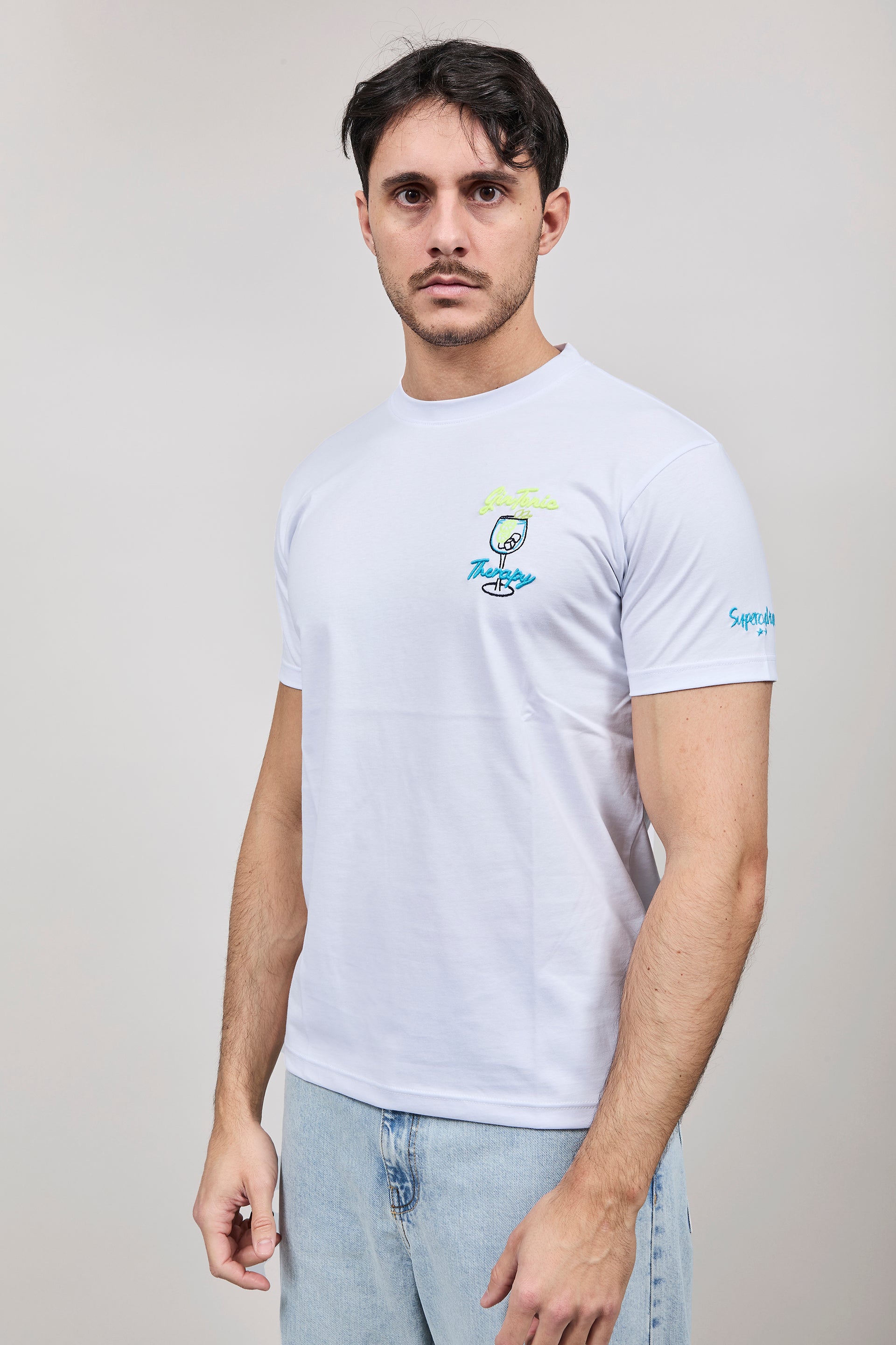 T-shirt Superculture Bianca A1839