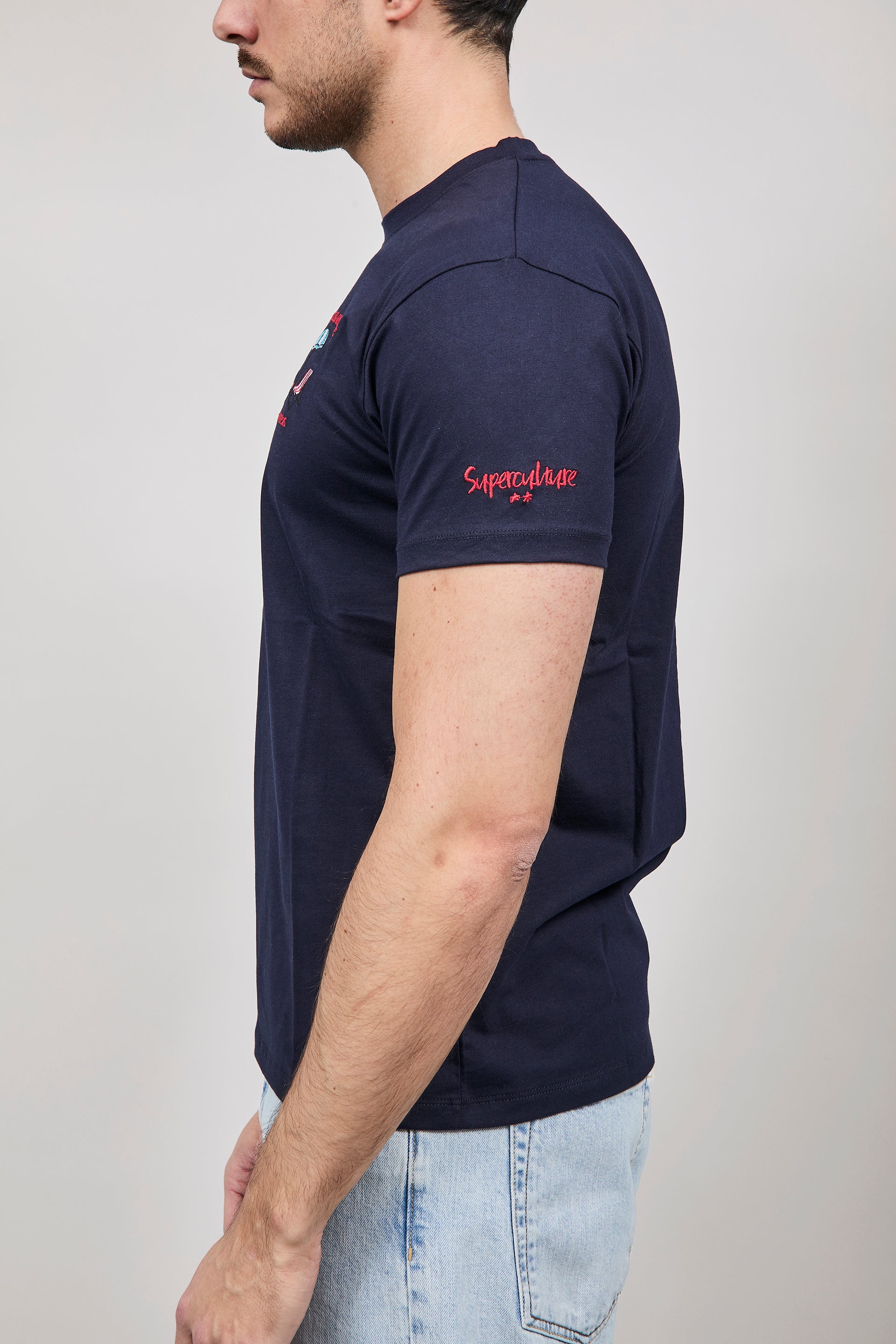 T-shirt Superculture Blu A1823