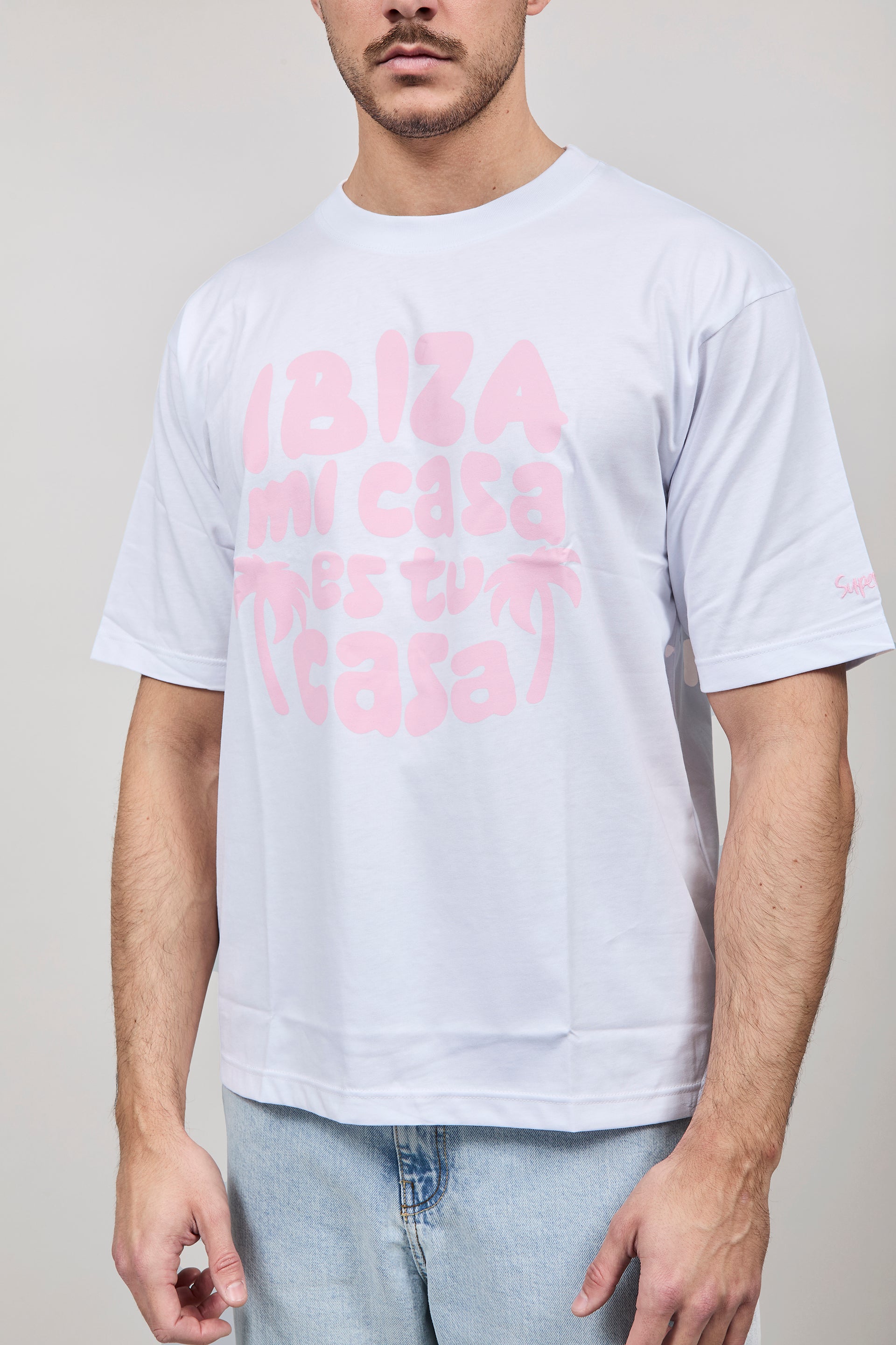 T-shirt Superculture Bianca A1949