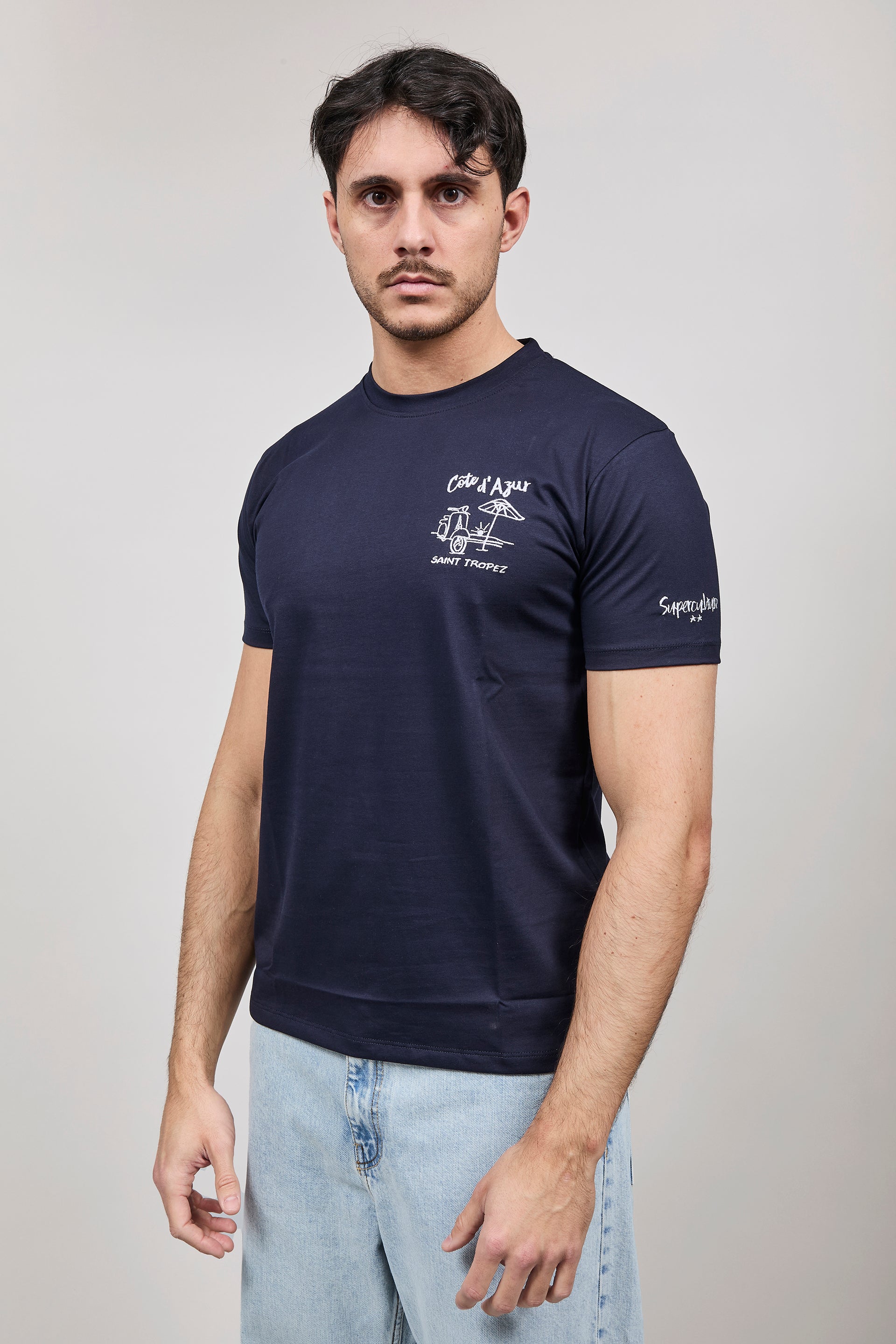 T-shirt Superculture Blu A1825