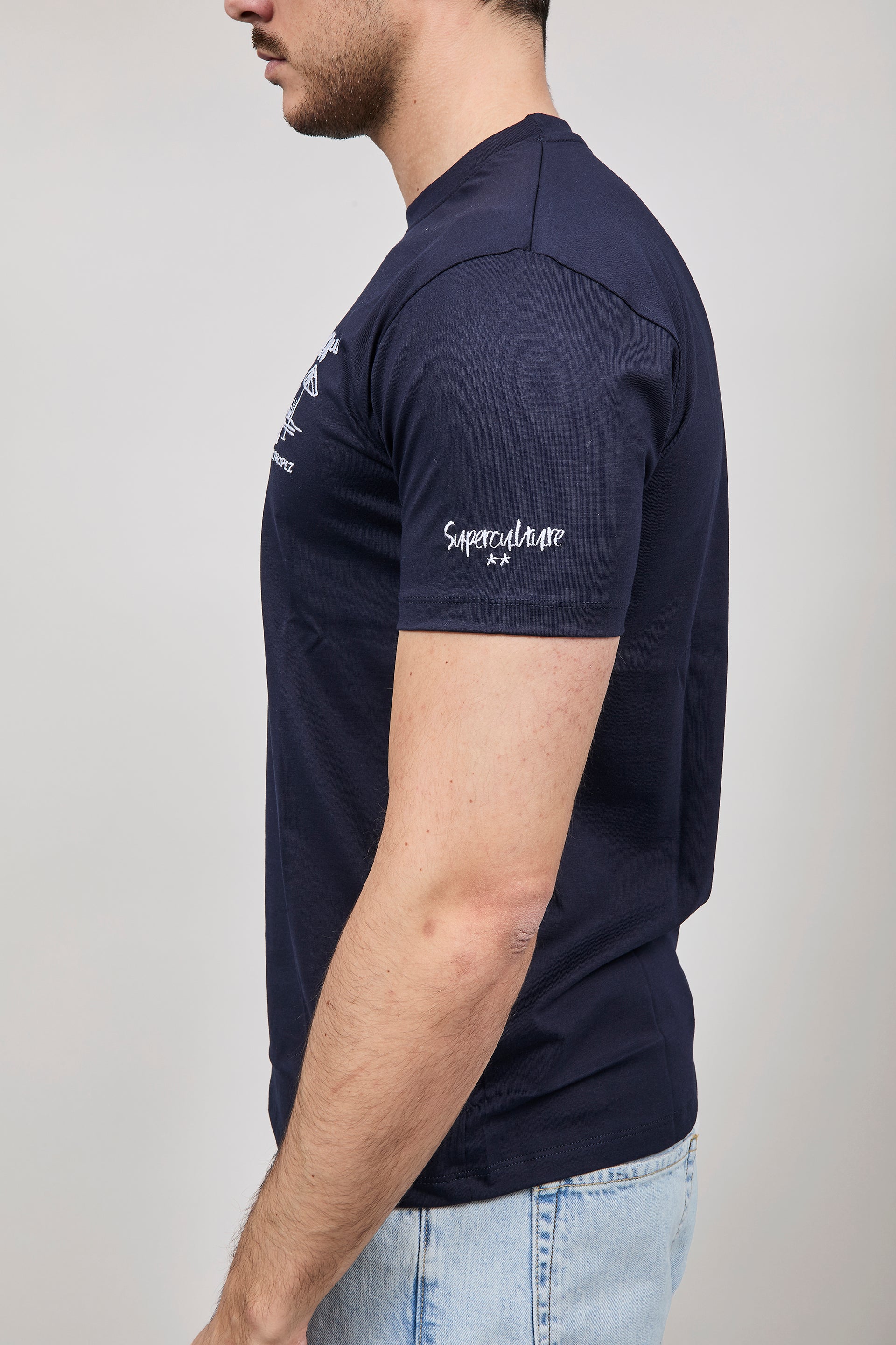 T-shirt Superculture Blu A1825