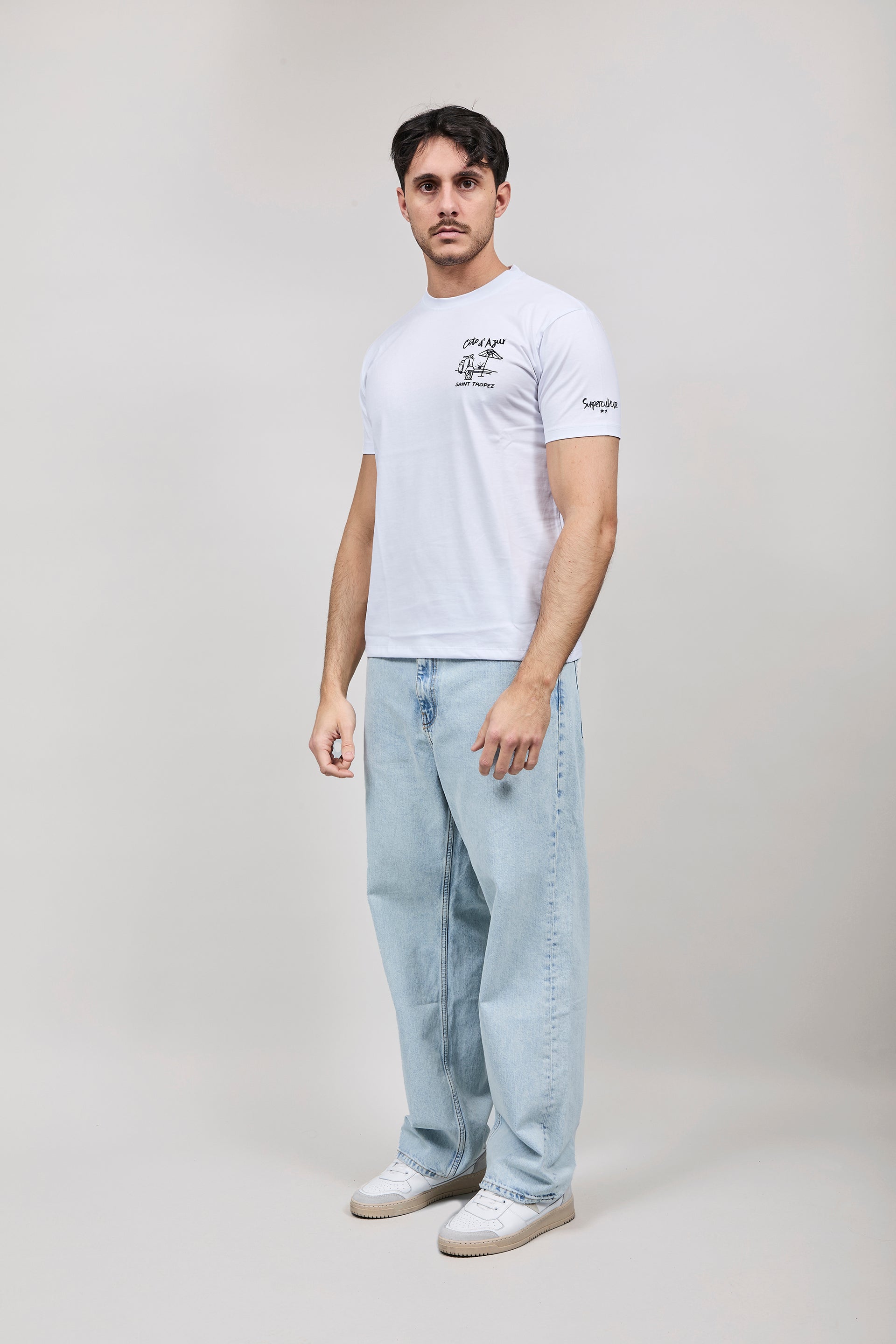 T-shirt Superculture Bianca A1825