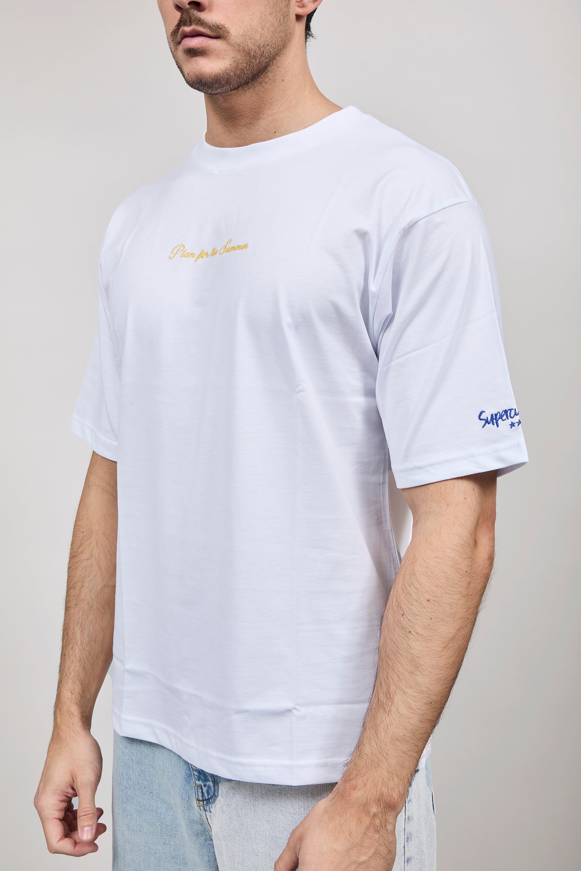 T-shirt Superculture Bianca A1955