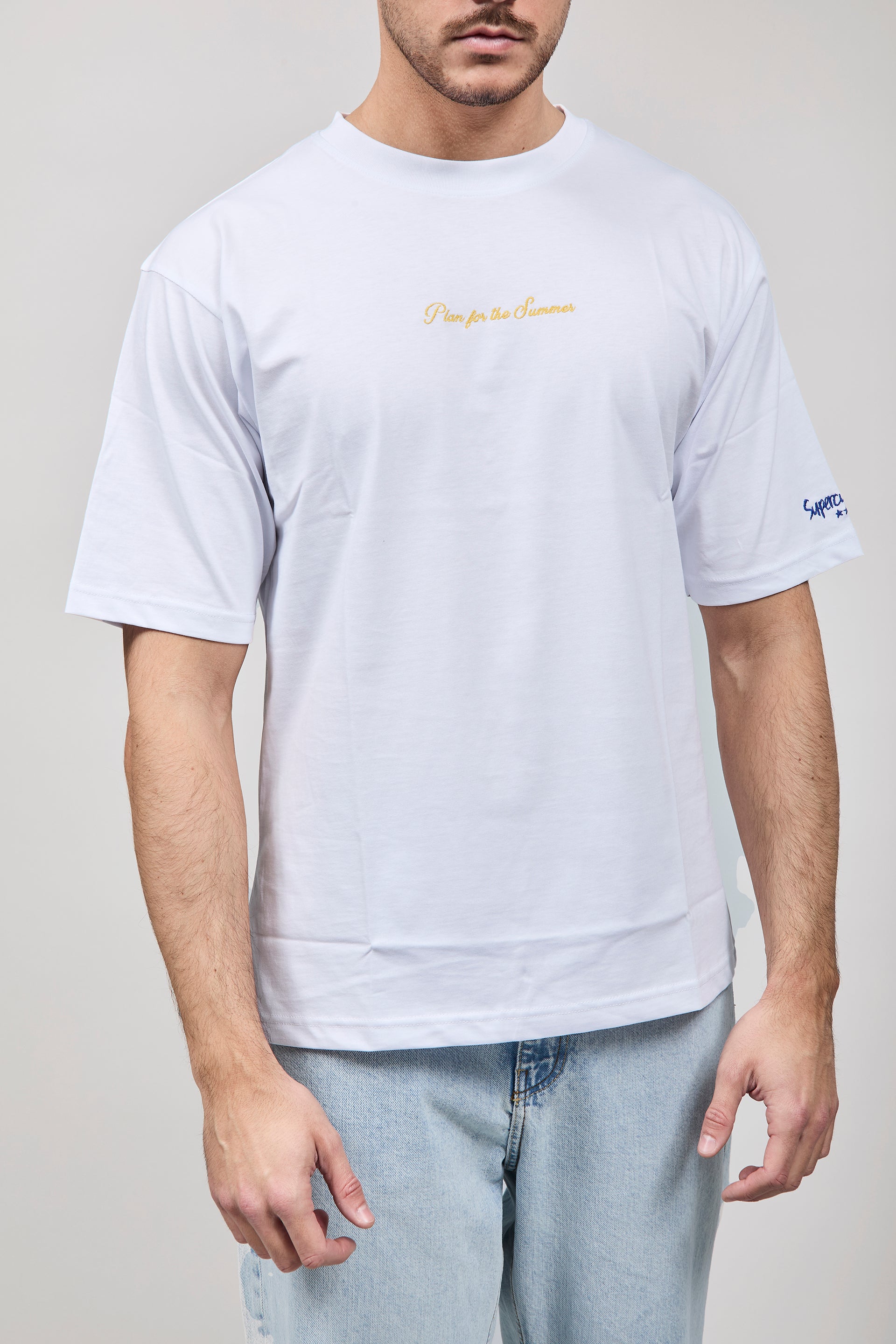 T-shirt Superculture Bianca A1955