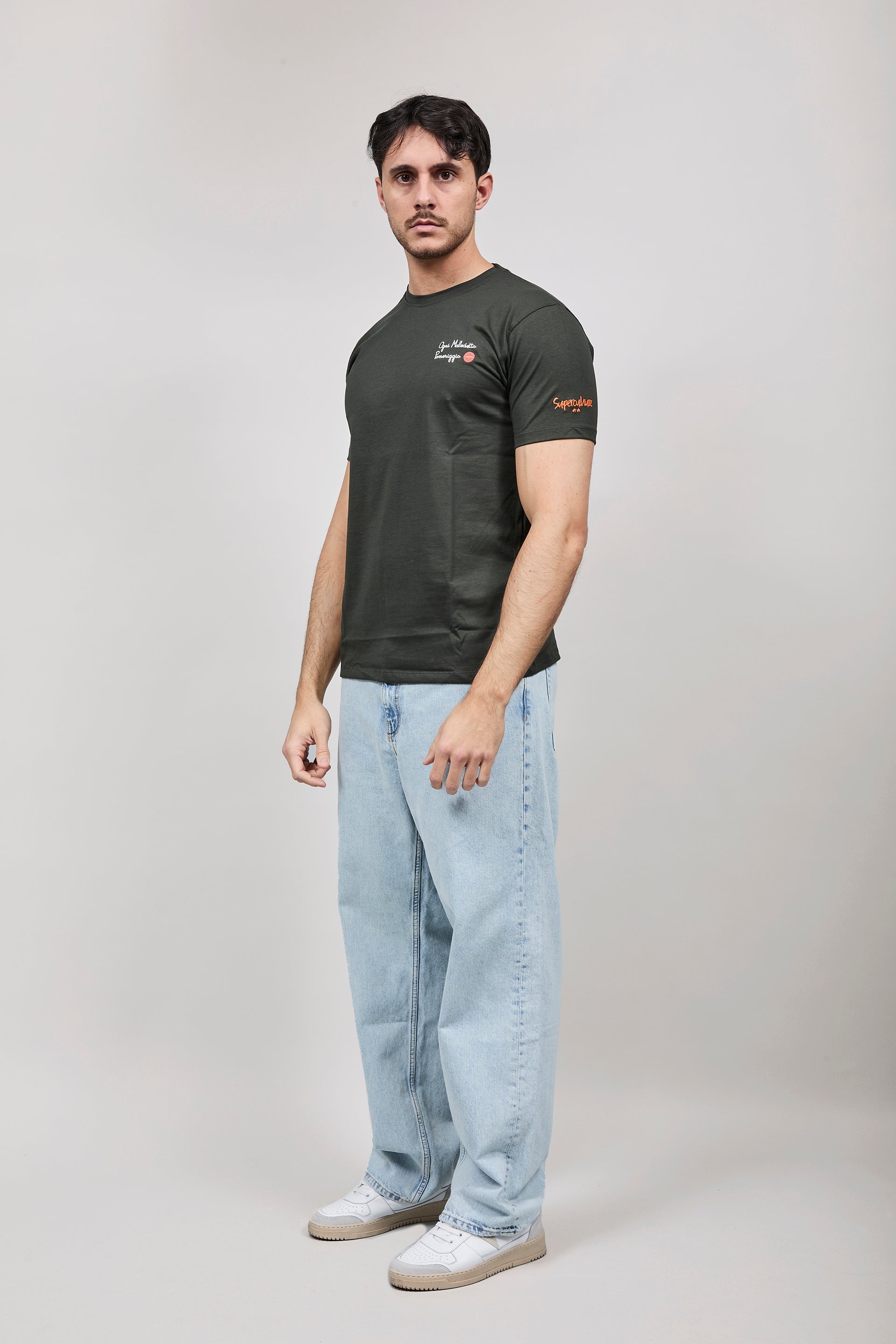 T-shirt Superculture Verde Militare A1907