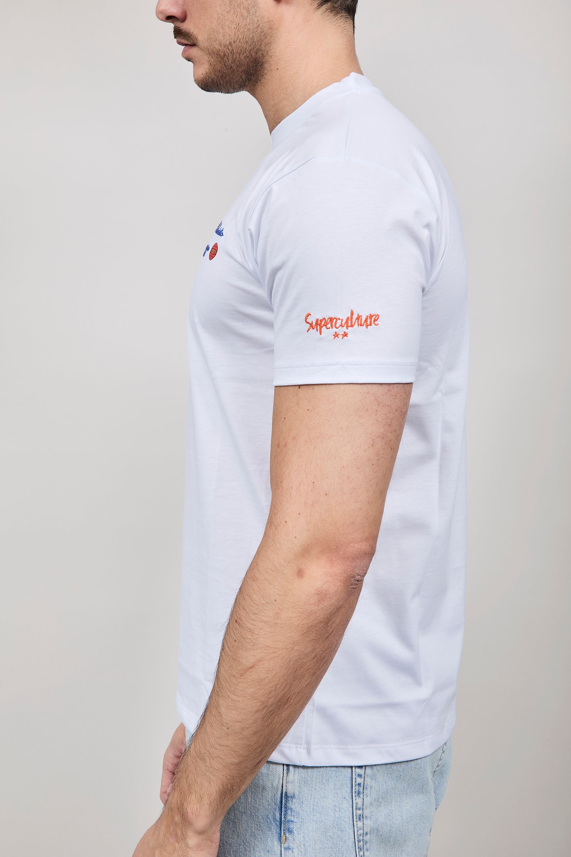 T-shirt Superculture Bianca A1907
