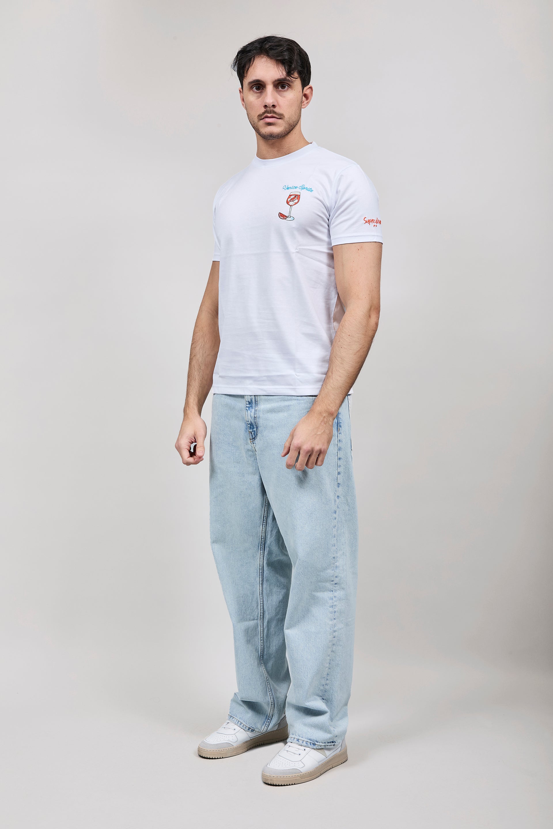 T-shirt Superculture Bianca A1821