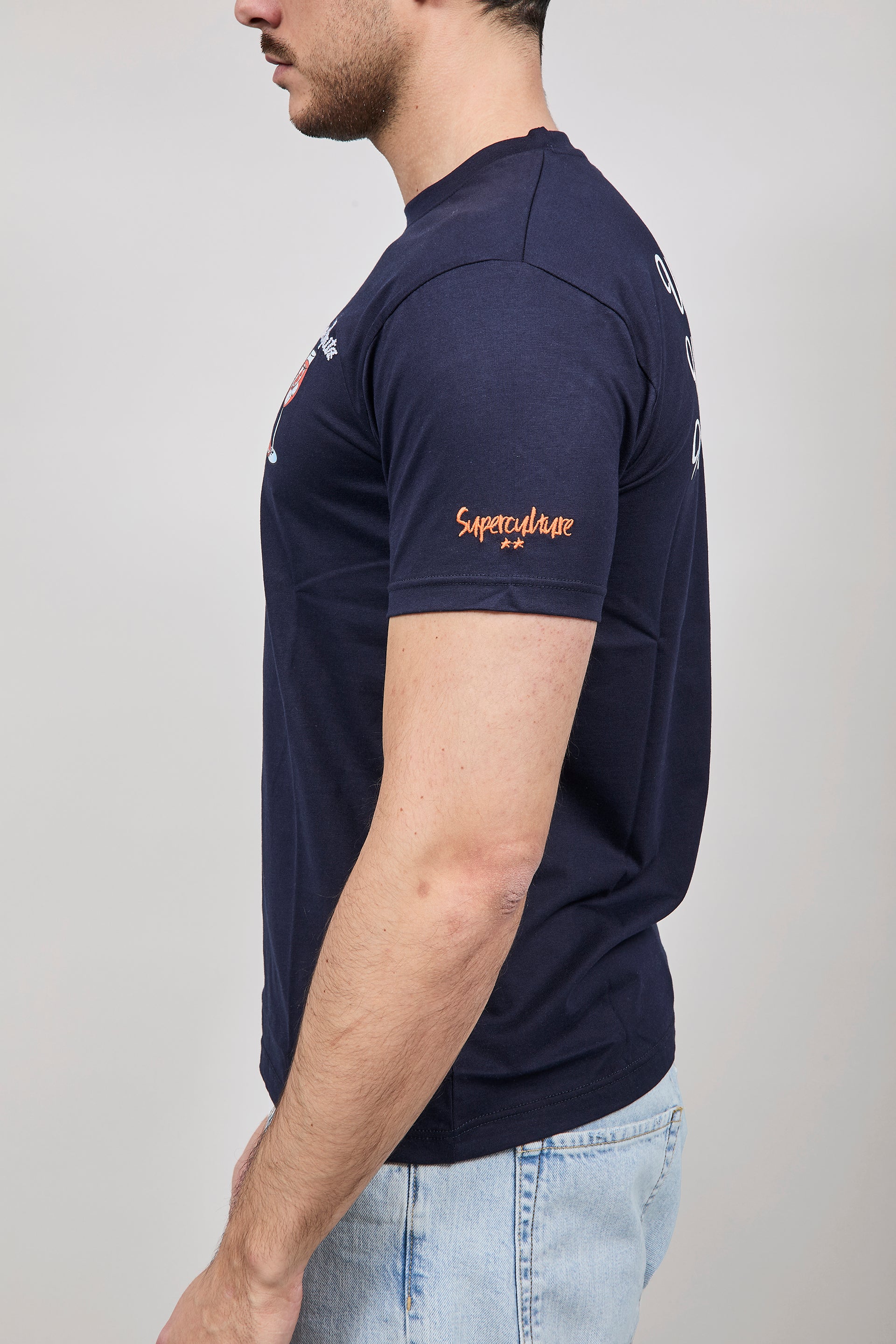 T-shirt Superculture Blu A1821