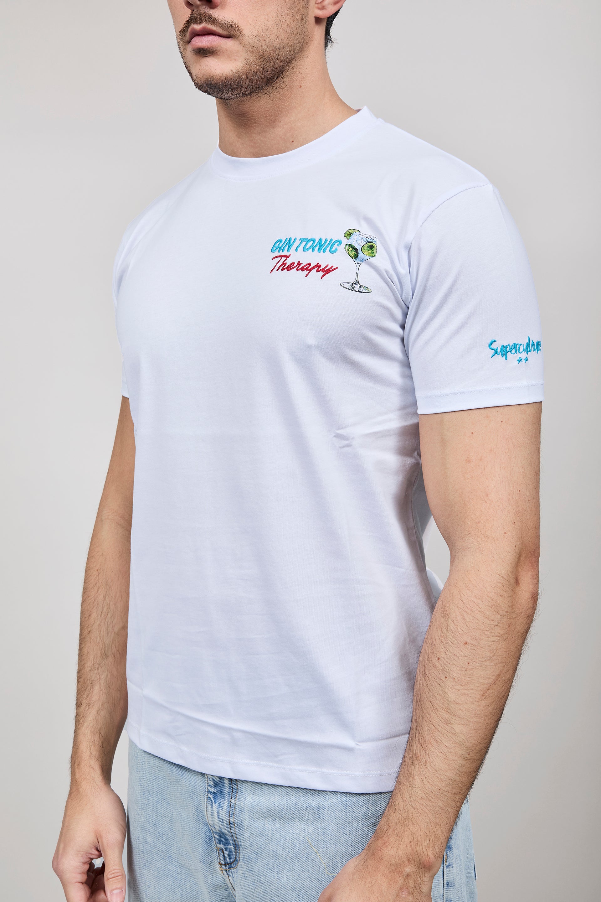 T-shirt Superculture Bianca A1905