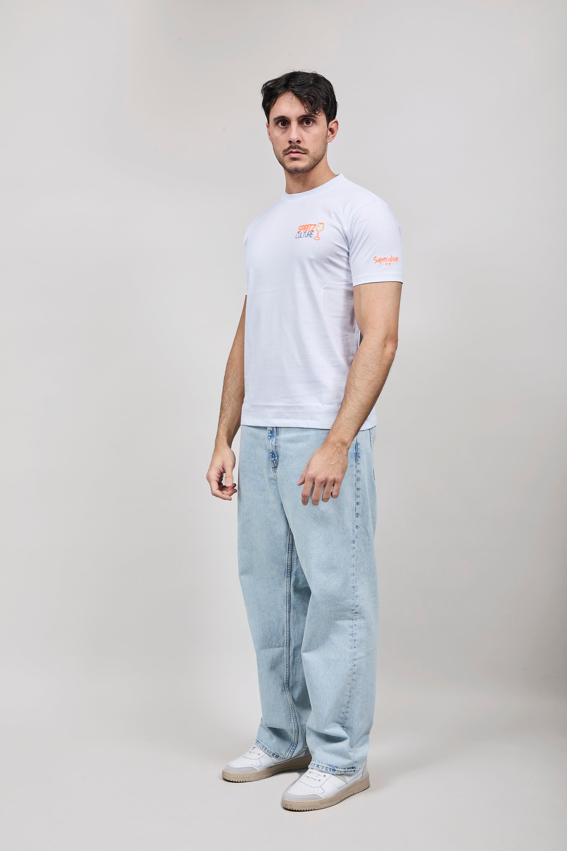 T-shirt Superculture Bianca A1847
