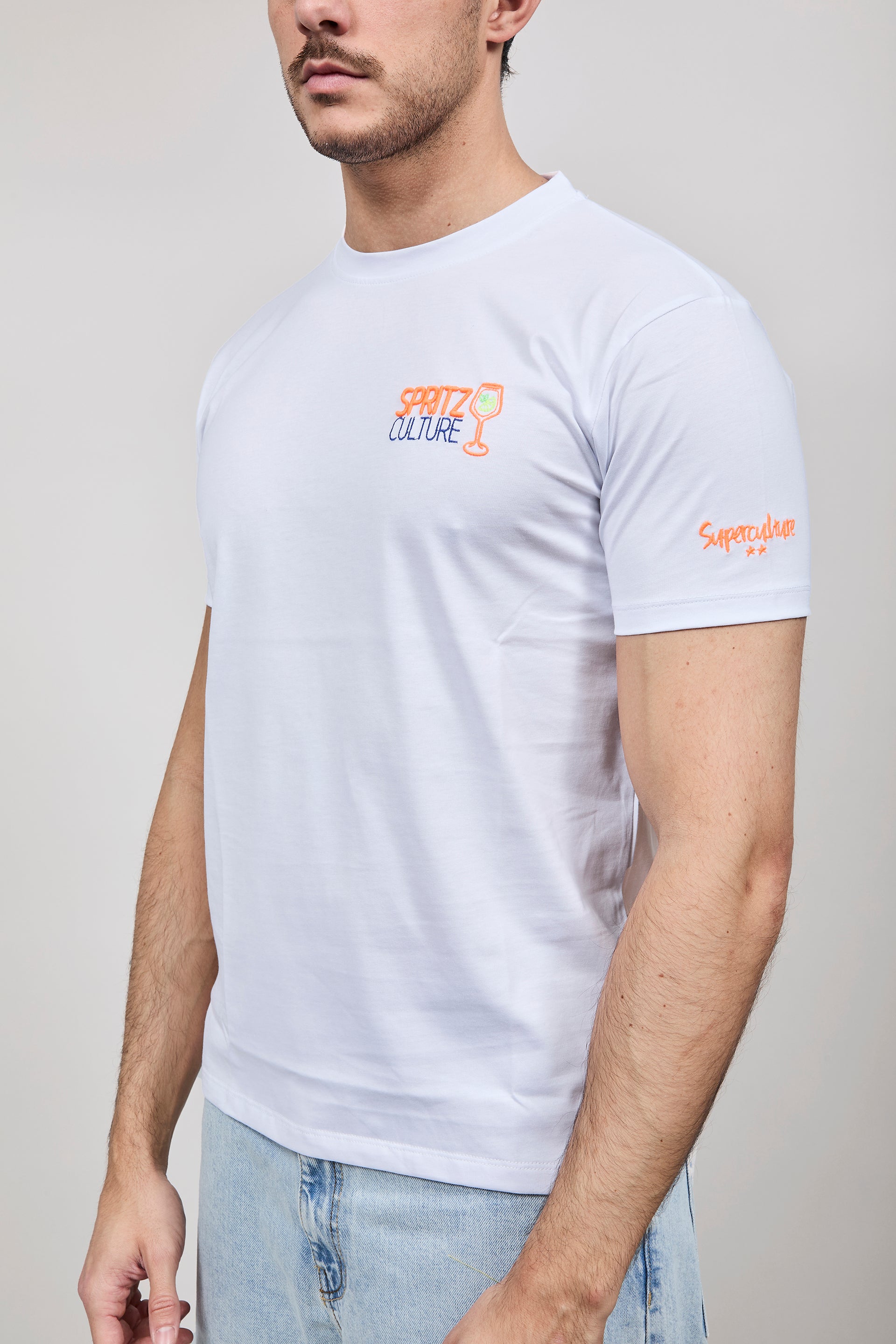 T-shirt Superculture Bianca A1847