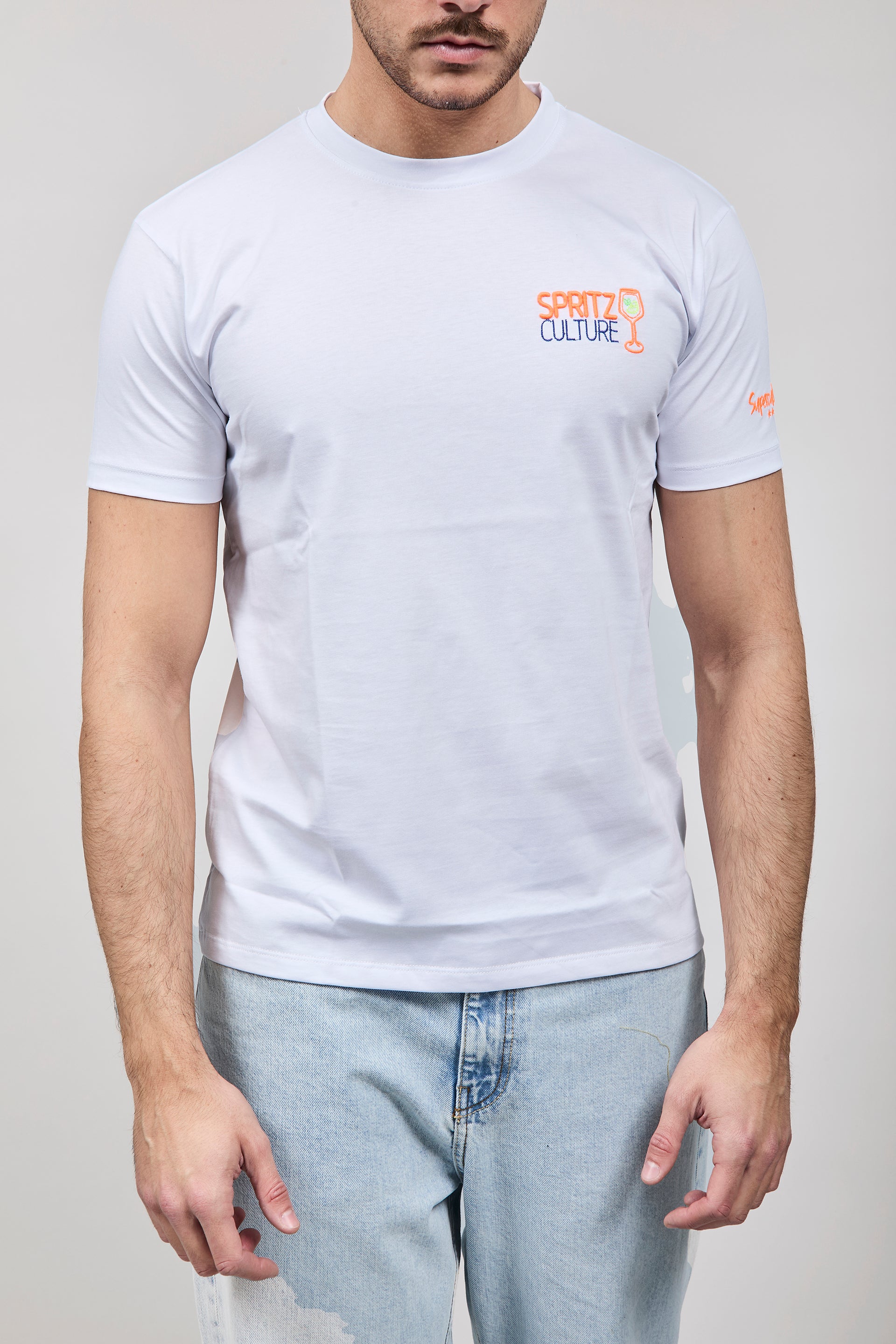 T-shirt Superculture Bianca A1847