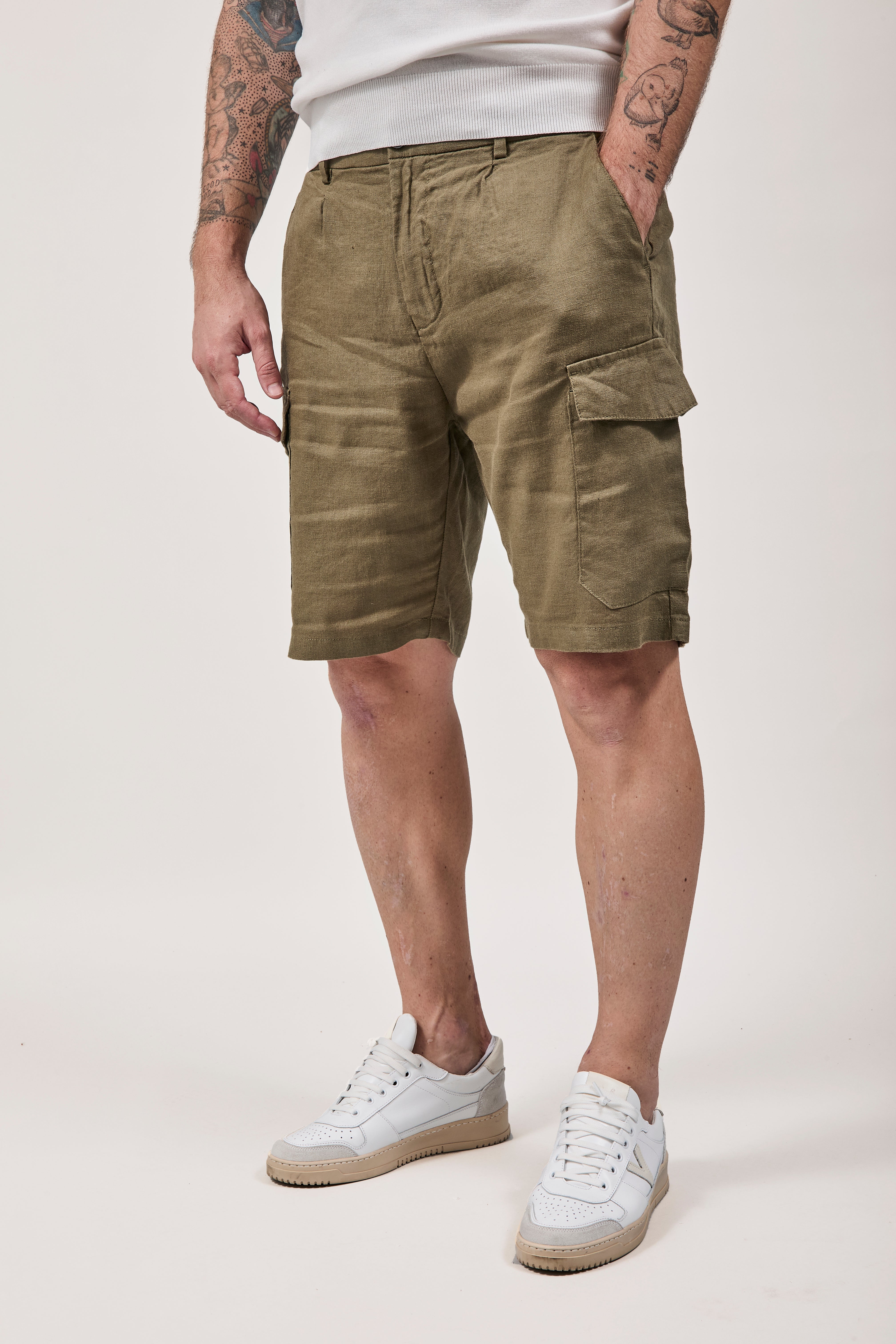 Bermuda Gianni Lupo Lino Militare 5209