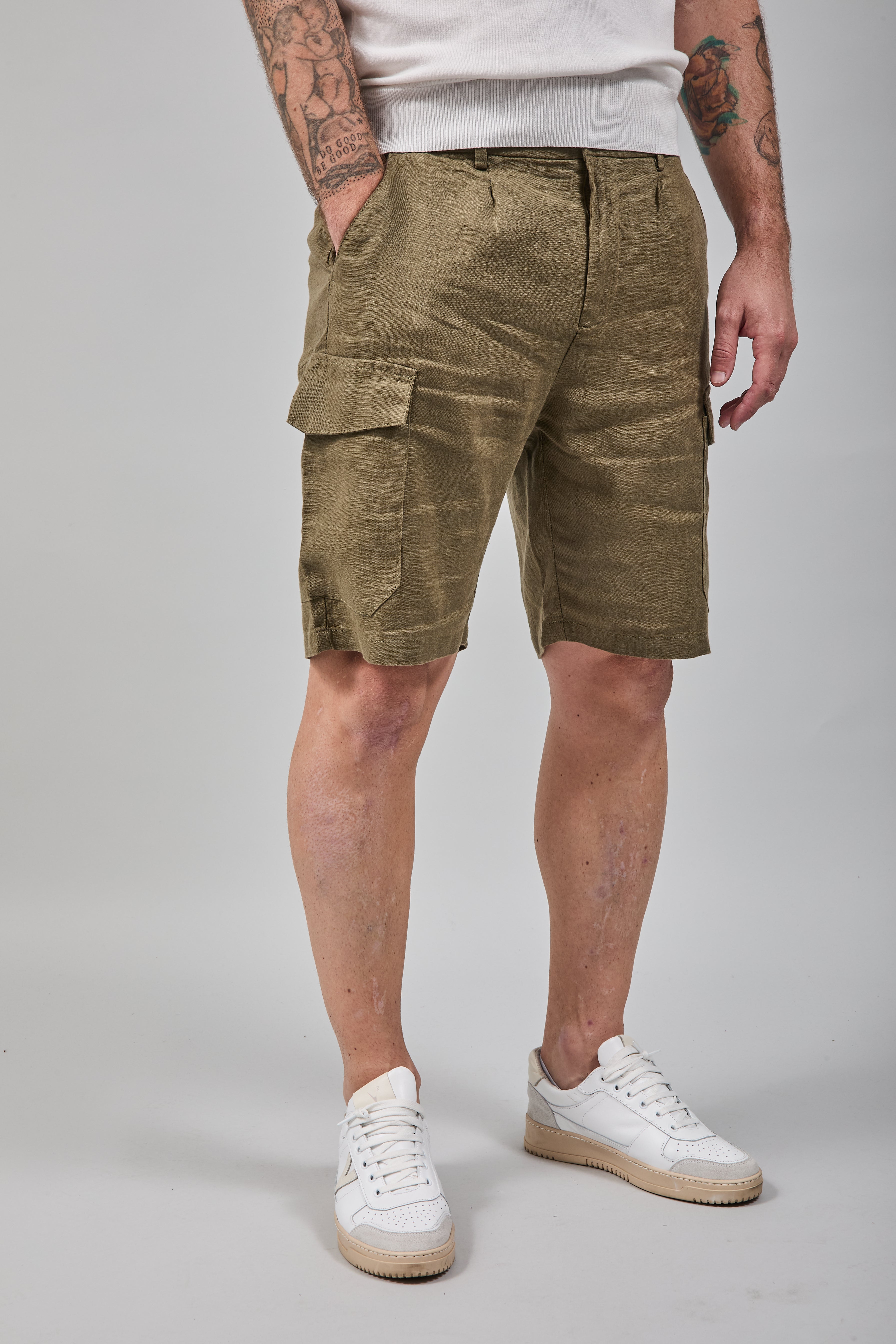 Bermuda Gianni Lupo Lino Militare 5209