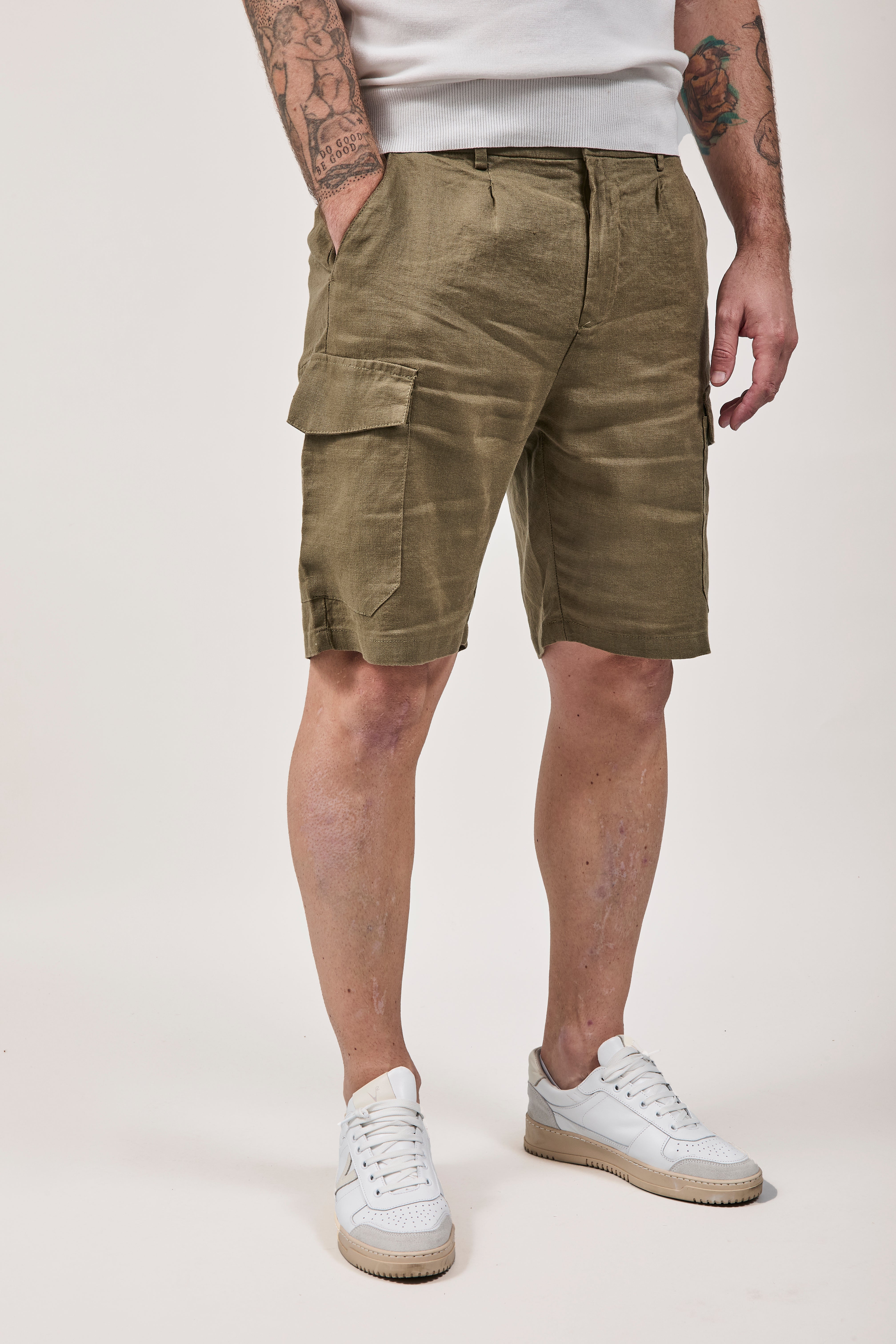 Bermuda Gianni Lupo Lino Militare 5209