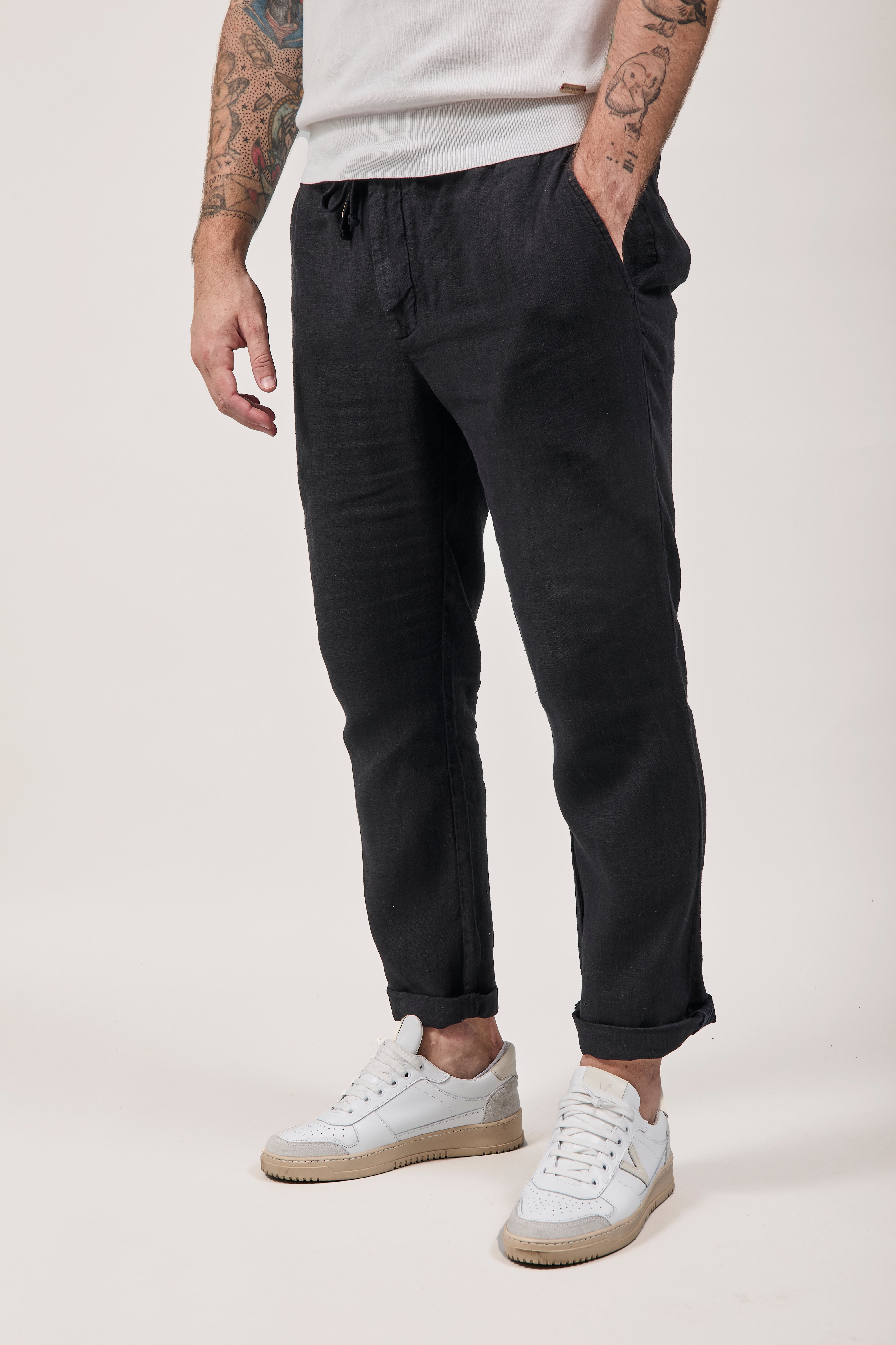 Pantalone Clark Lino Lewis T016 Nero