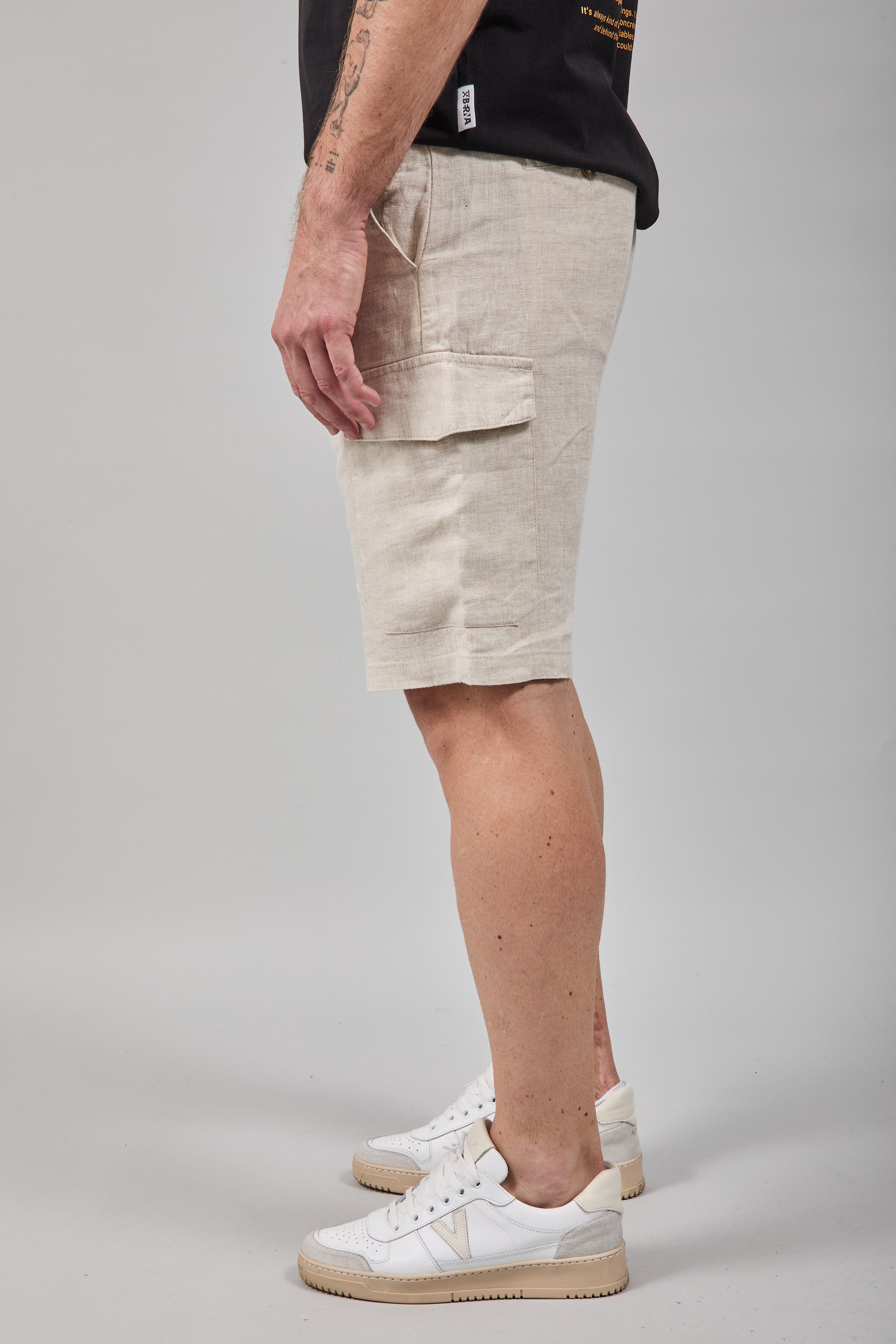 Bermuda Gianni Lupo Lino Beige 5209