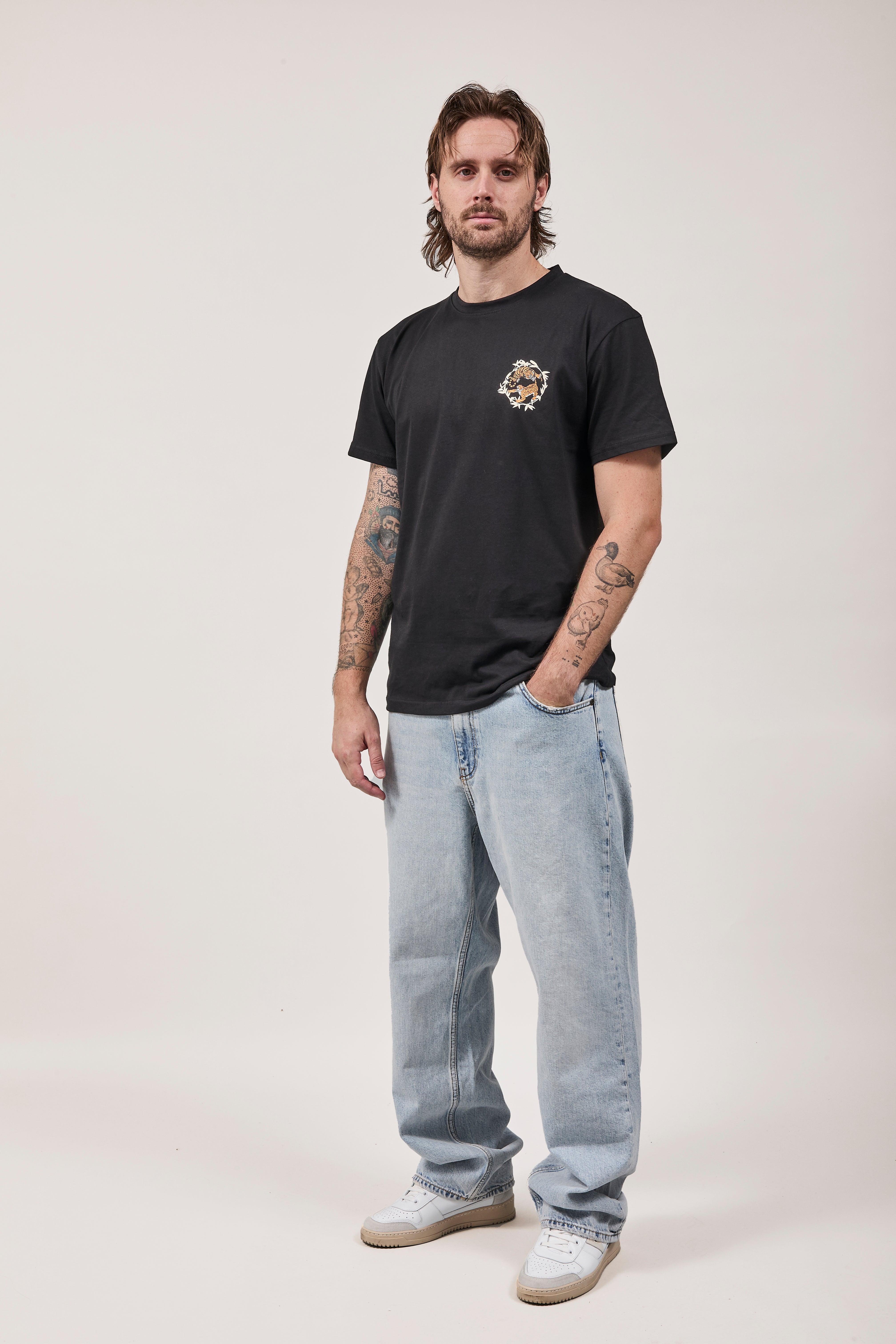 T-shirt Berna Tigri Nera