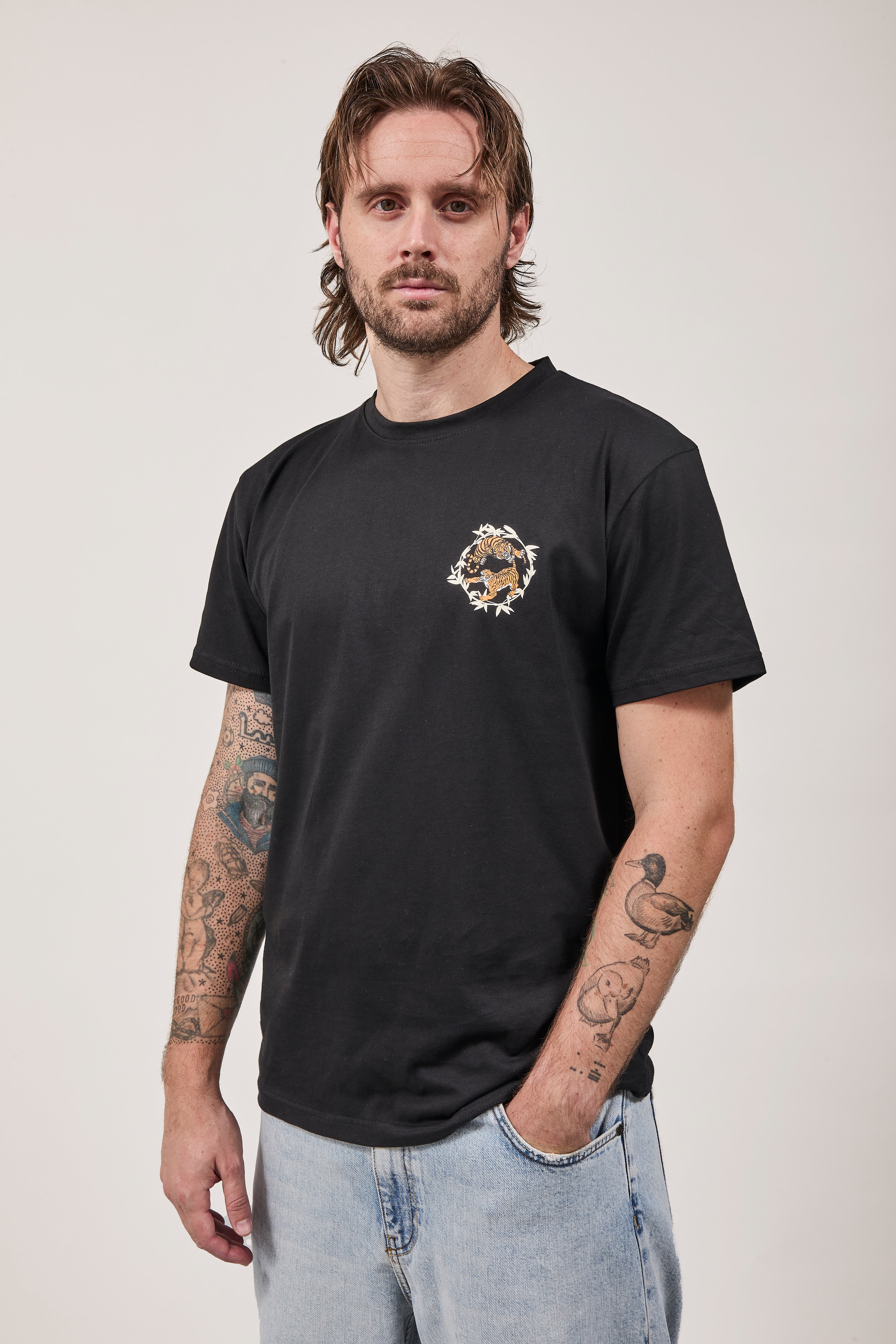 T-shirt Berna Tigri Nera