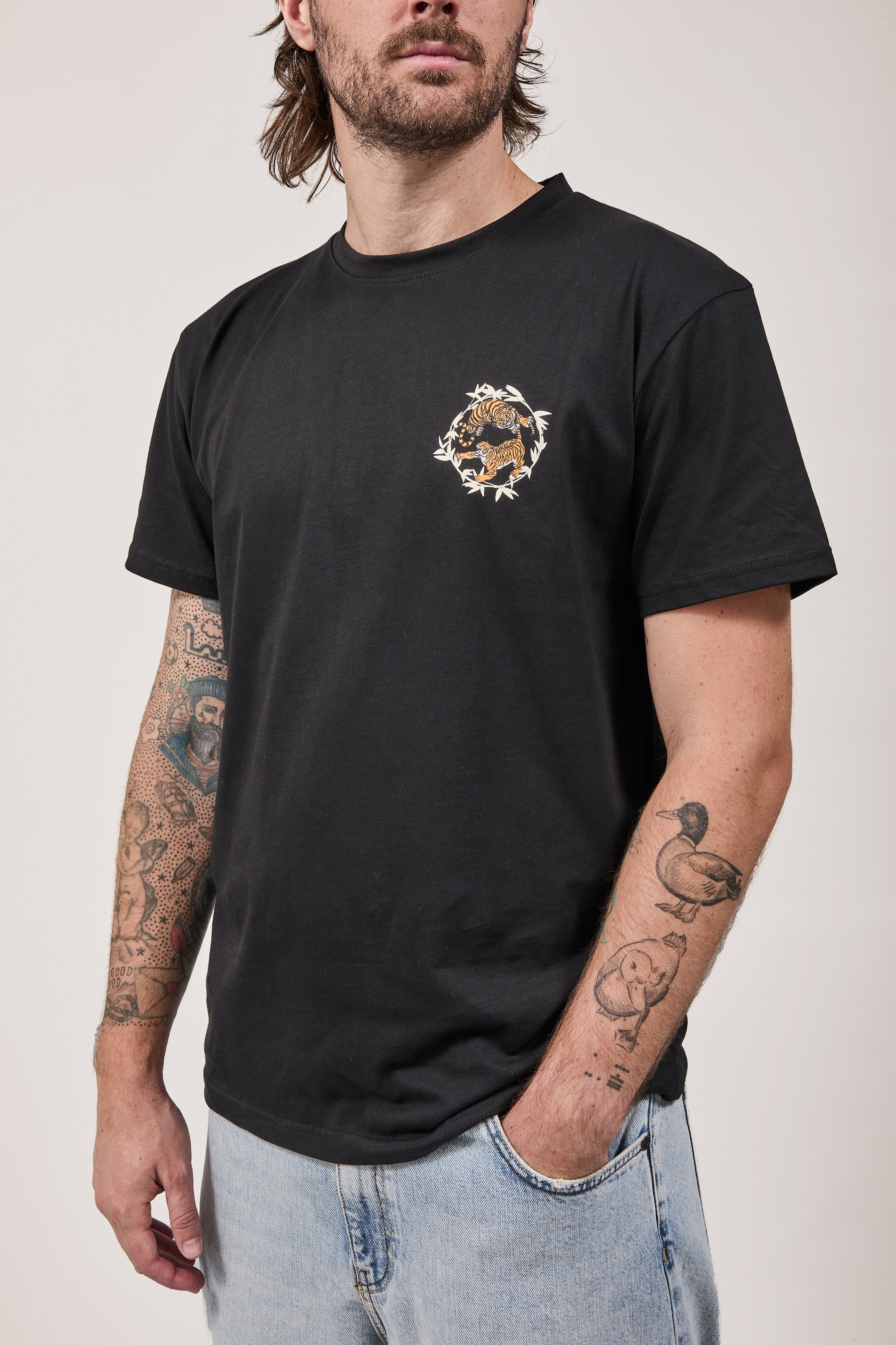 T-shirt Berna Tigri Nera