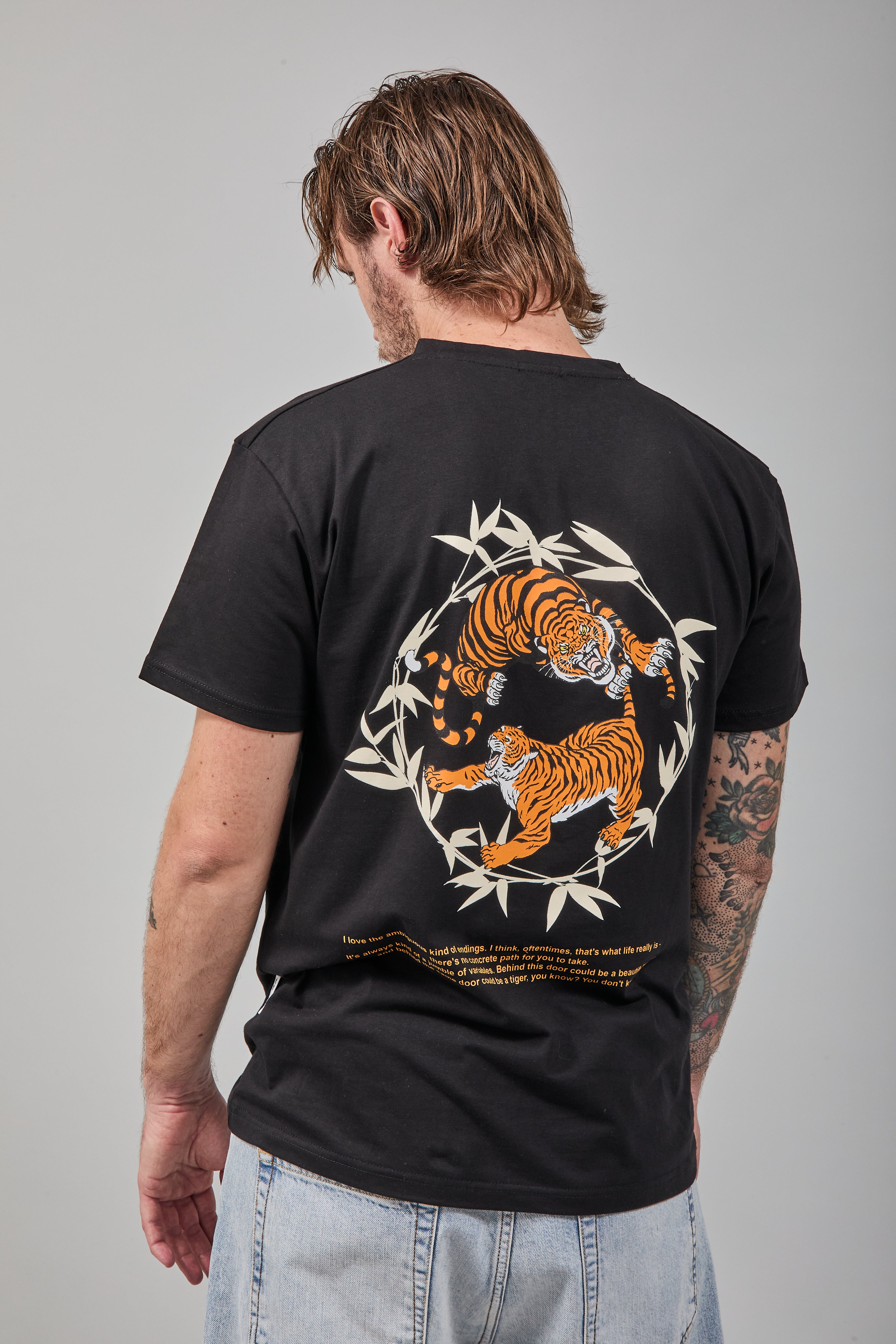 T-shirt Berna Tigri Nera