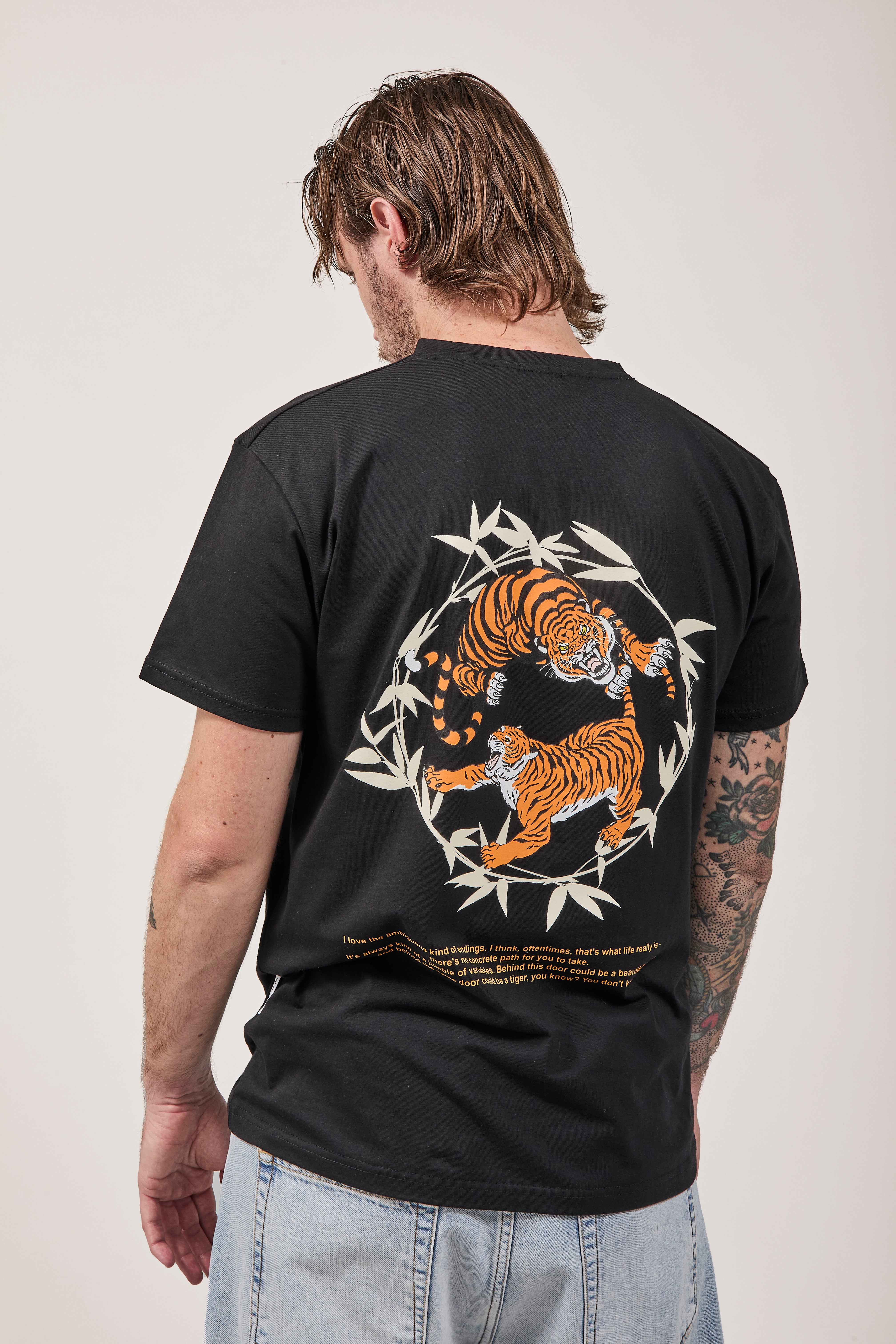 T-shirt Berna Tigri Nera