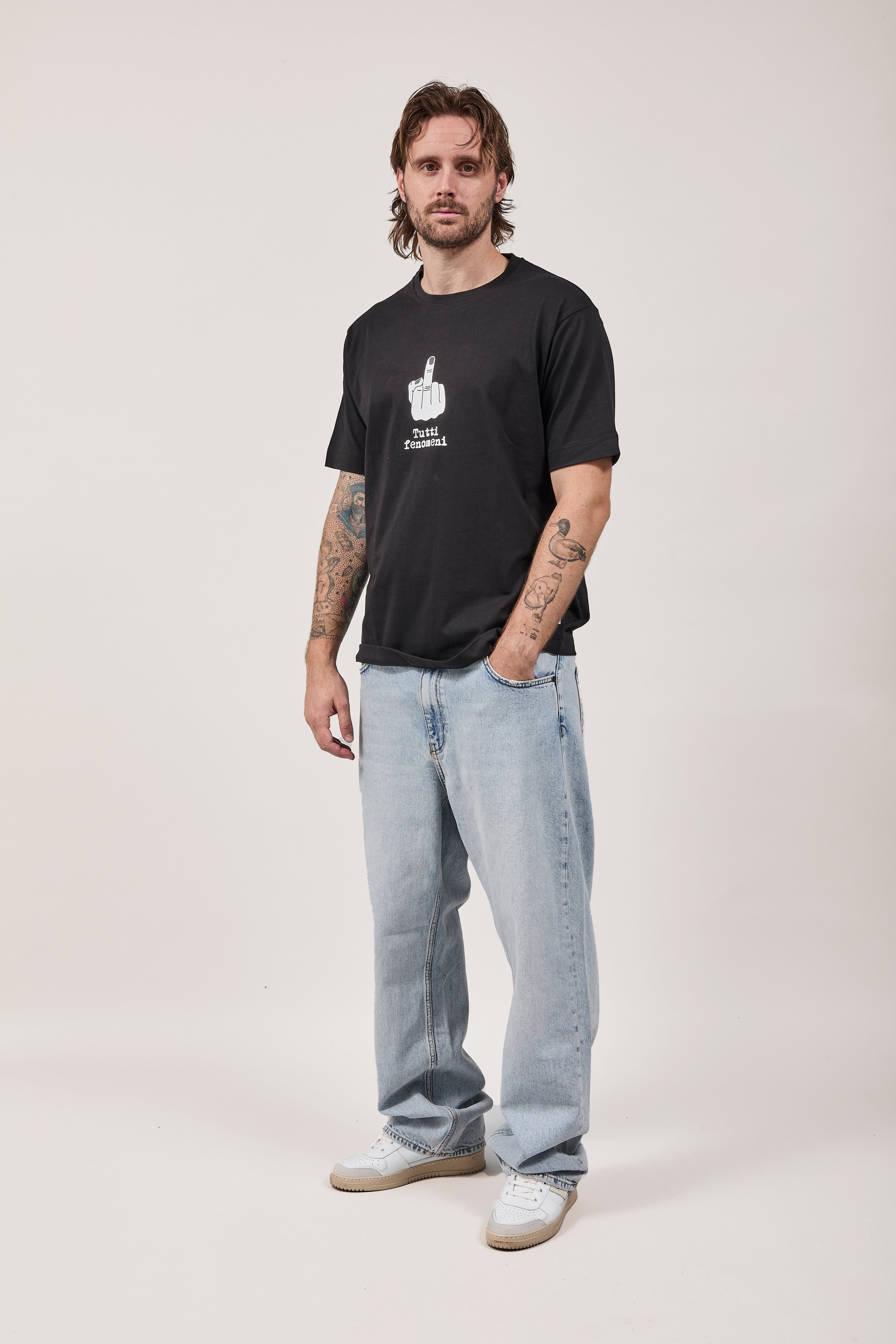 T-shirt Berna Dito Medio Nera