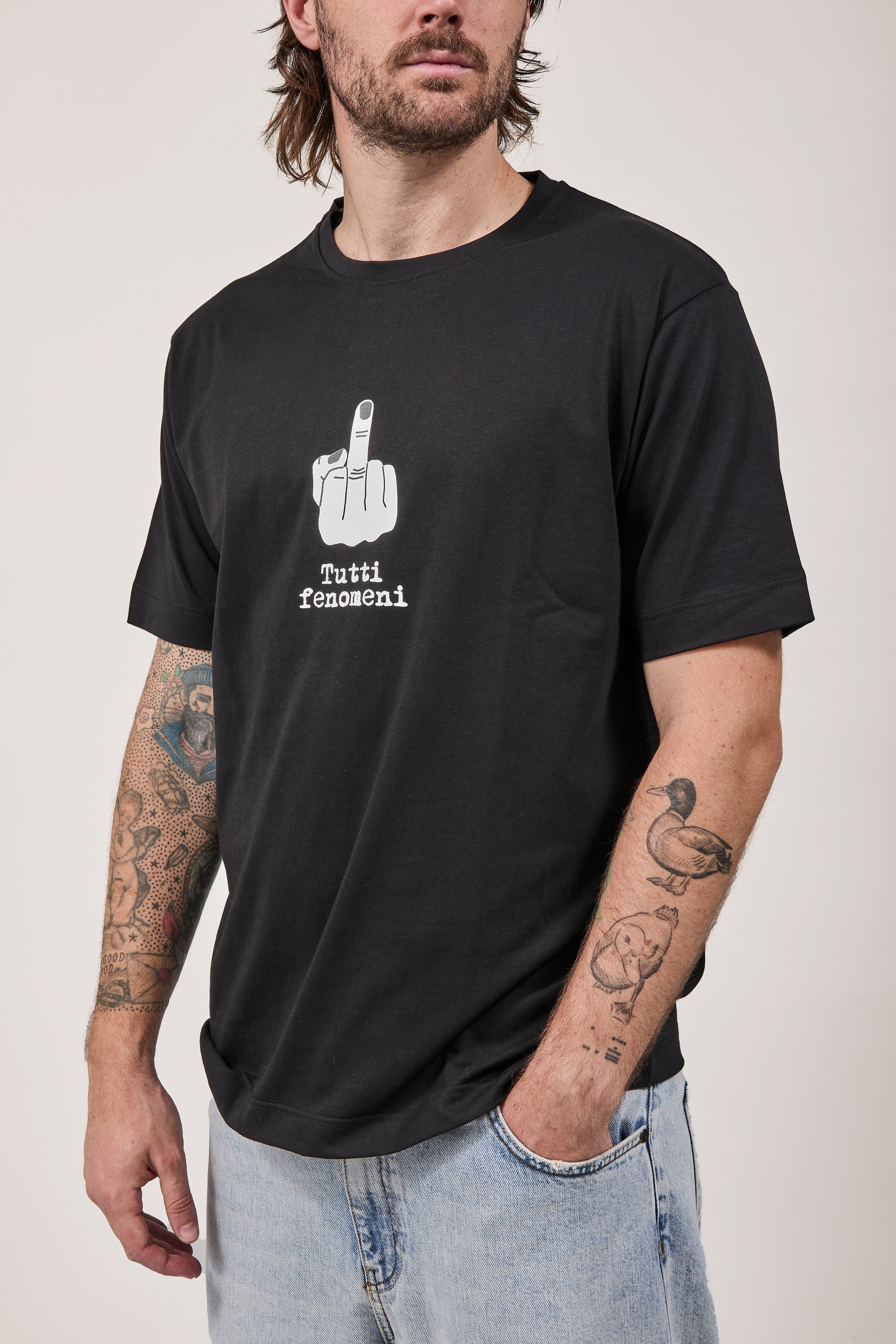 T-shirt Berna Dito Medio Nera