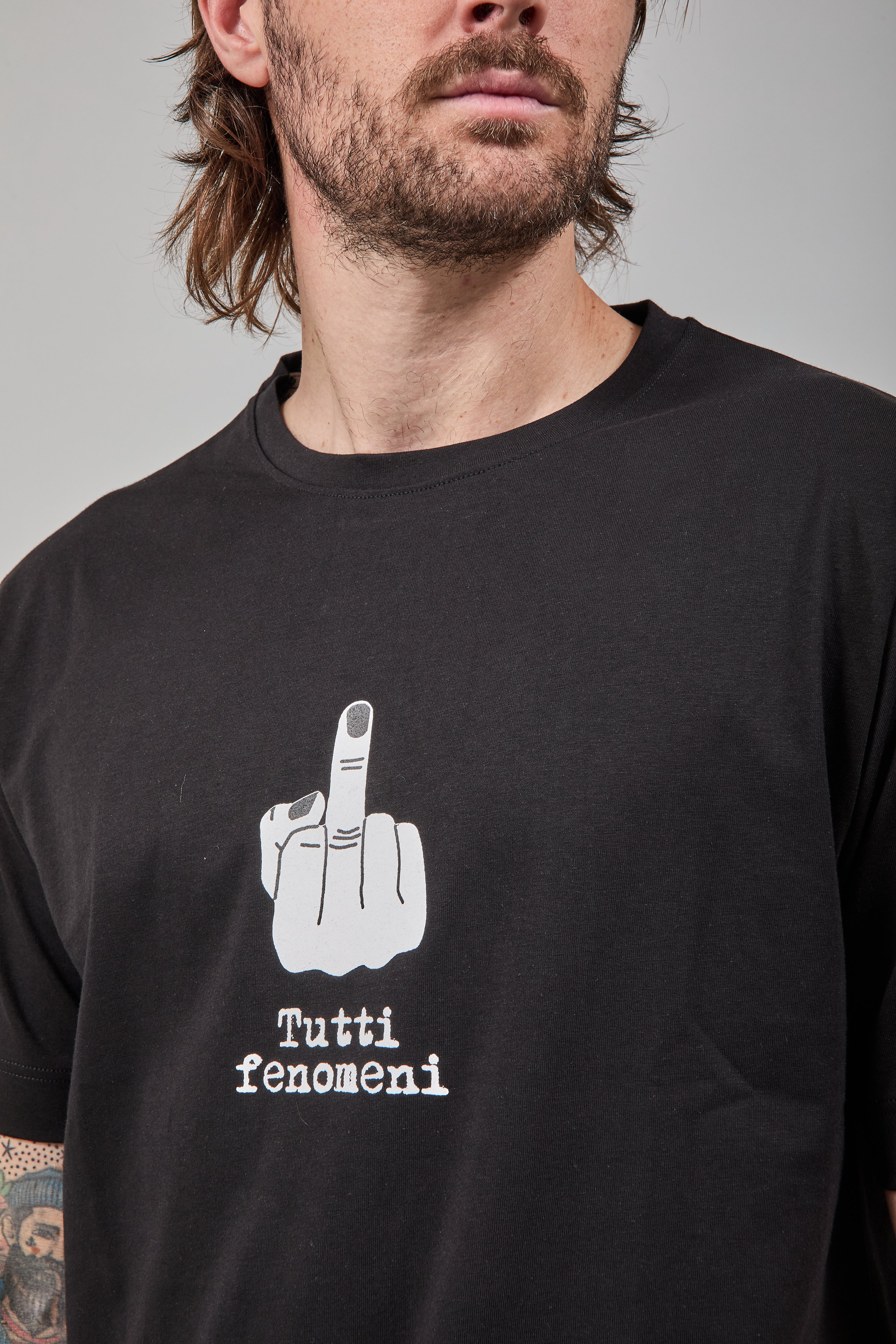 T-shirt Berna Dito Medio Nera