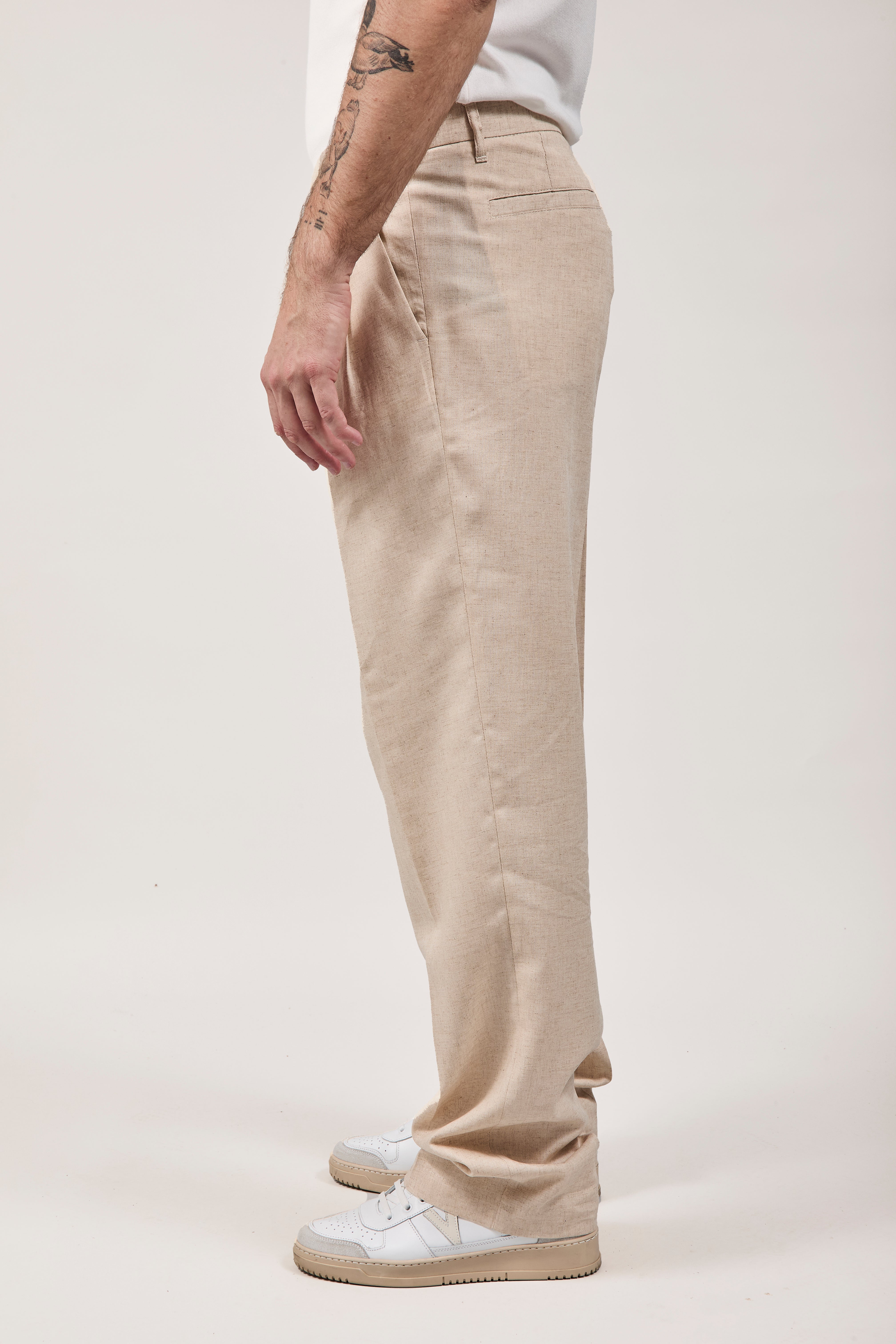 Pantalone Imperial Lino Palazzo Calce