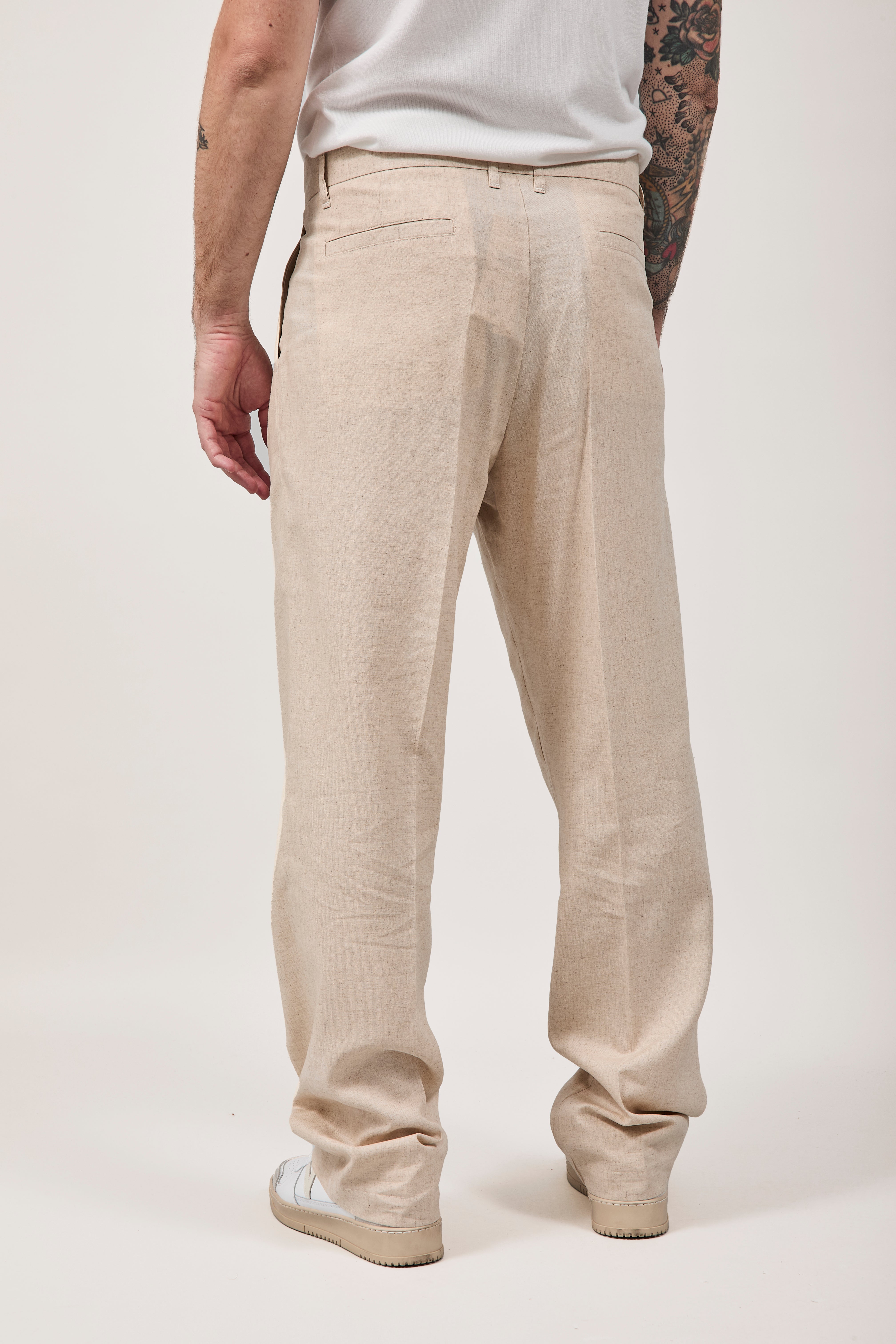 Pantalone Imperial Lino Palazzo Calce