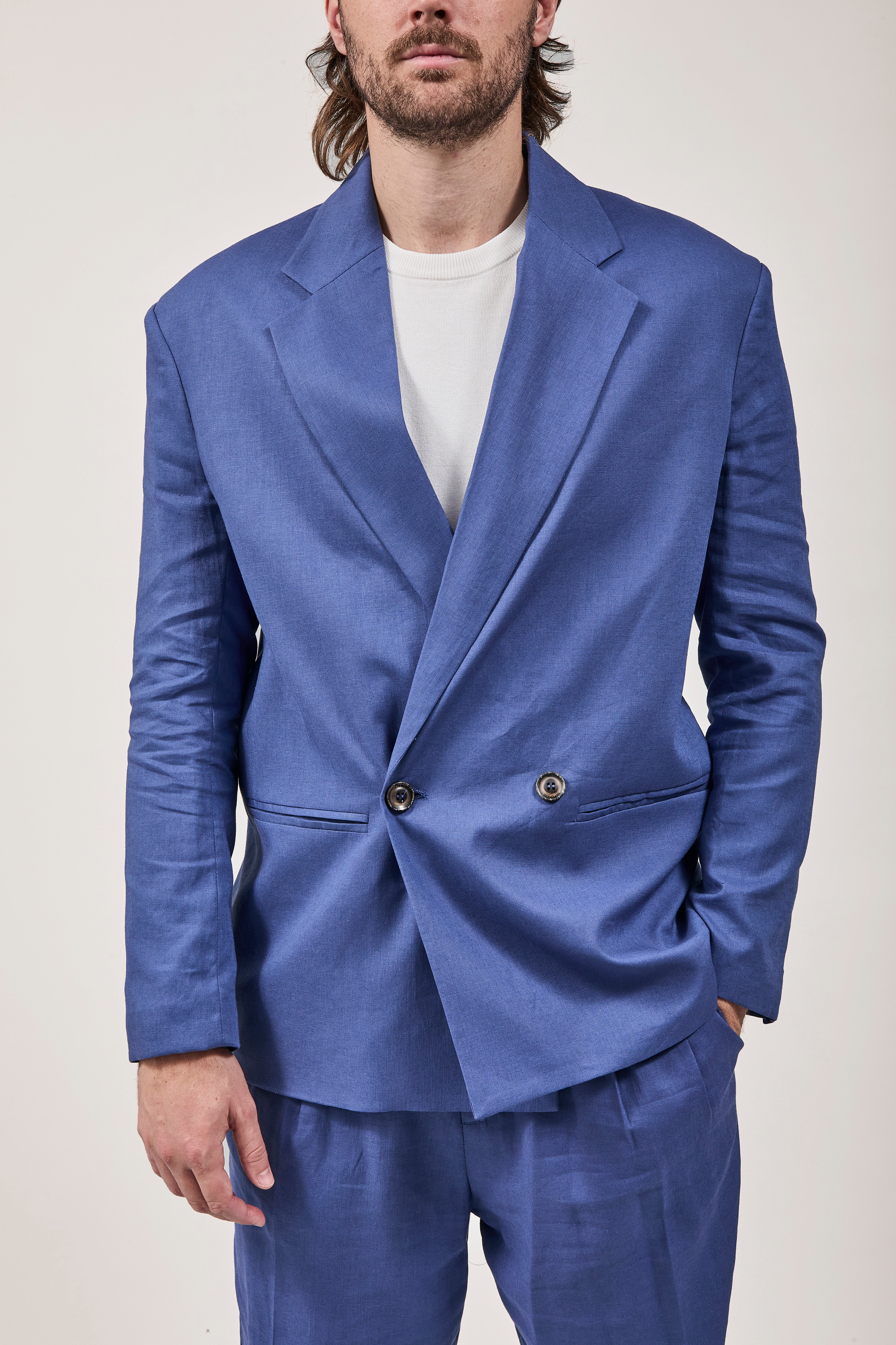 Giacca Imperial Lino Over Denim